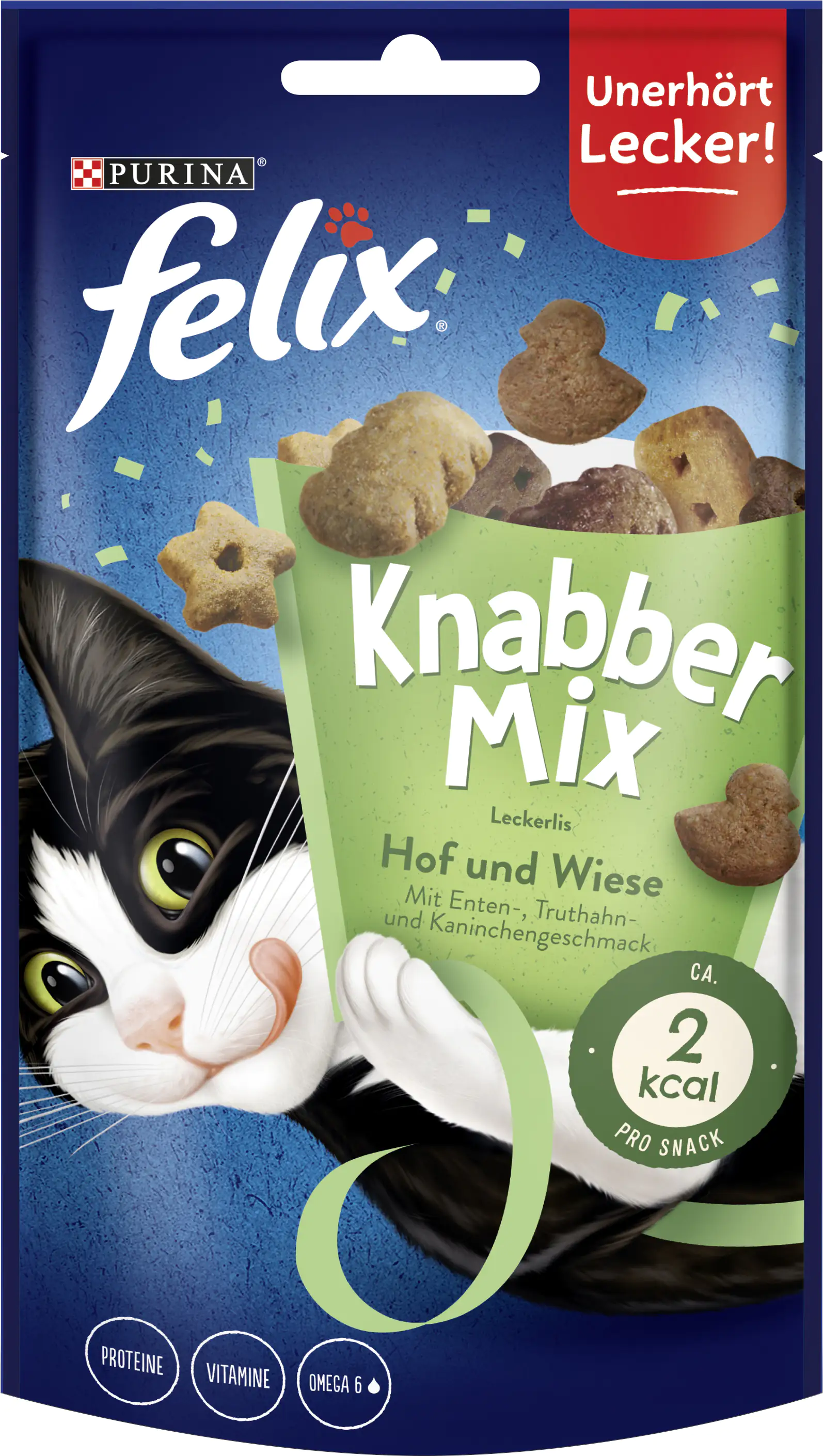 Felix Knabbermix Katzensnack Hof & Wiese 45g Felix Knabbermix Katzensnack Hof & Wiese 45g