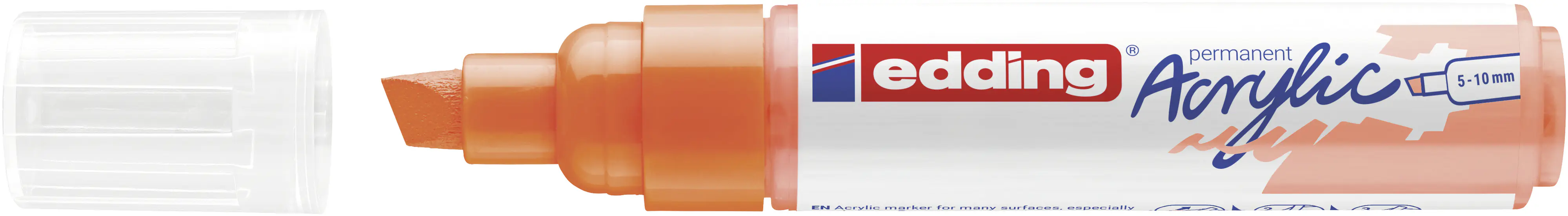 edding 5000 Acrylmarker breit neonorange 5 - 10 mm