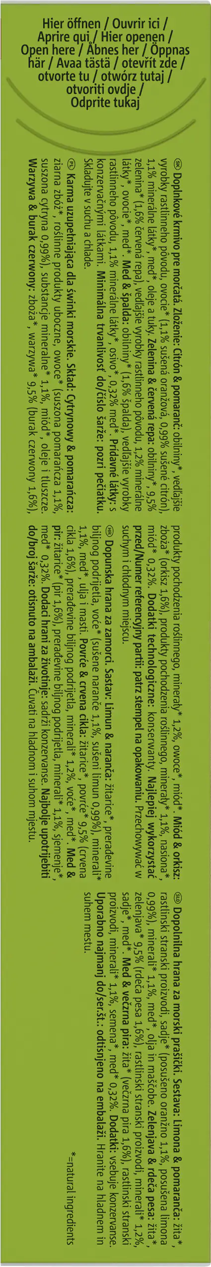 Vitakraft Kräcker®Trio Citrus Gemüse Honig 3 Stück / 168 g