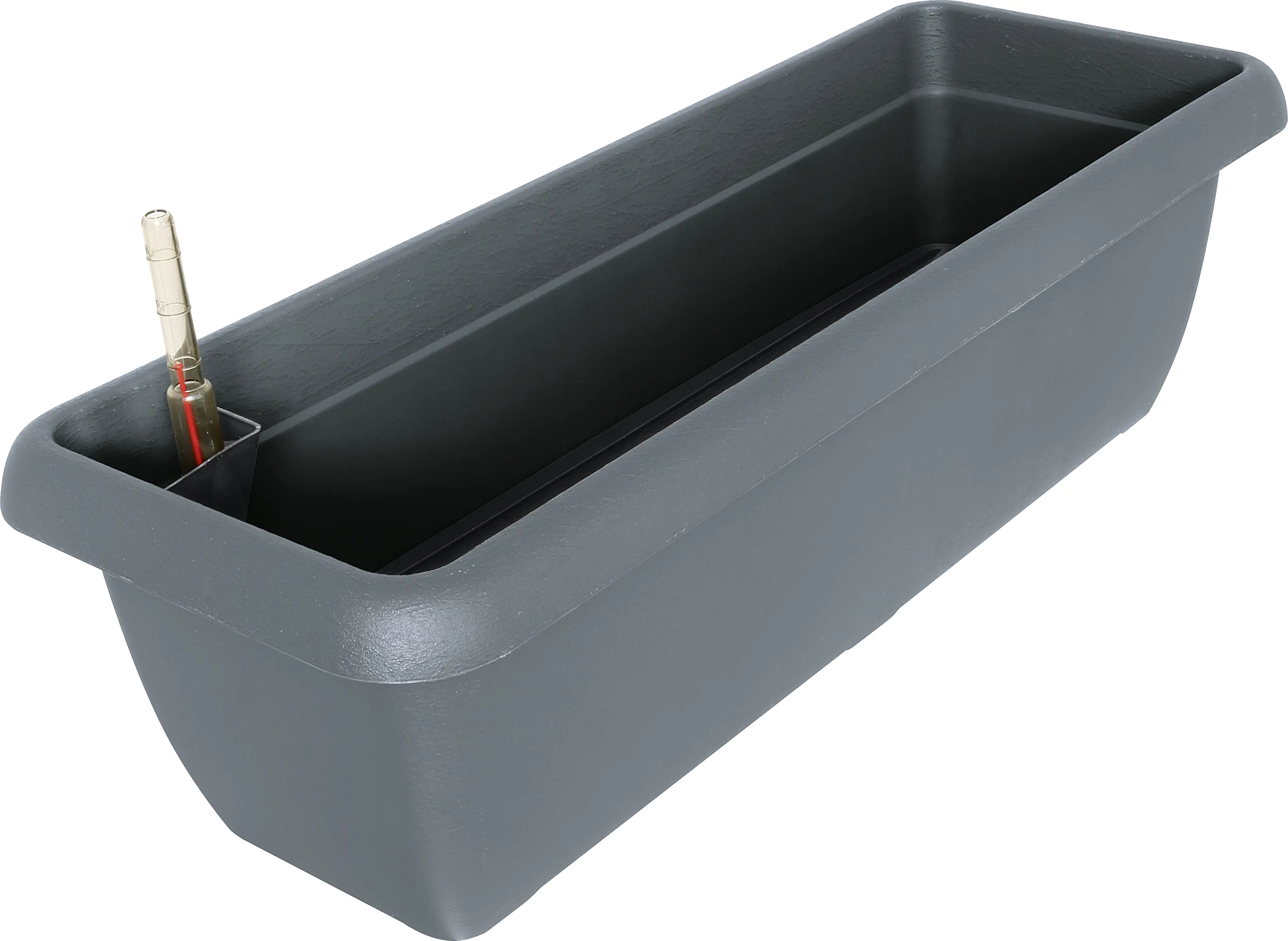 Geli Bewässerungsblumenkasten Aqua Andalucia 60 cm anthrazit Geli Bewässerungsblumenkasten Aqua Andalucia 60 cm anthrazit