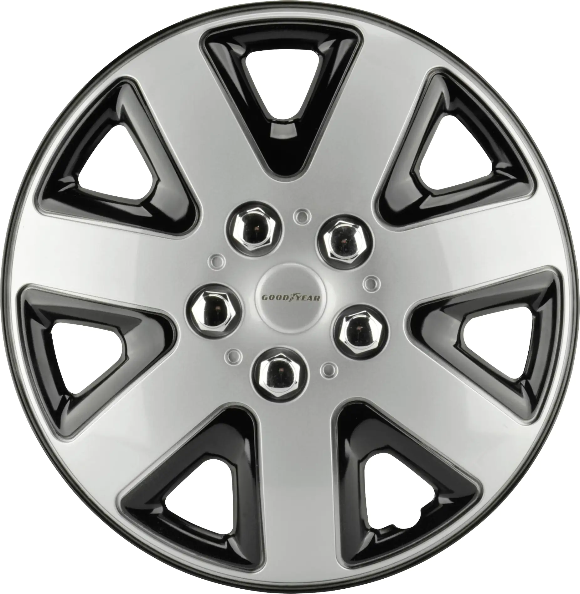 Goodyear Radzierblende Flexo 33 cm (13 Zoll) silber 4 Stück