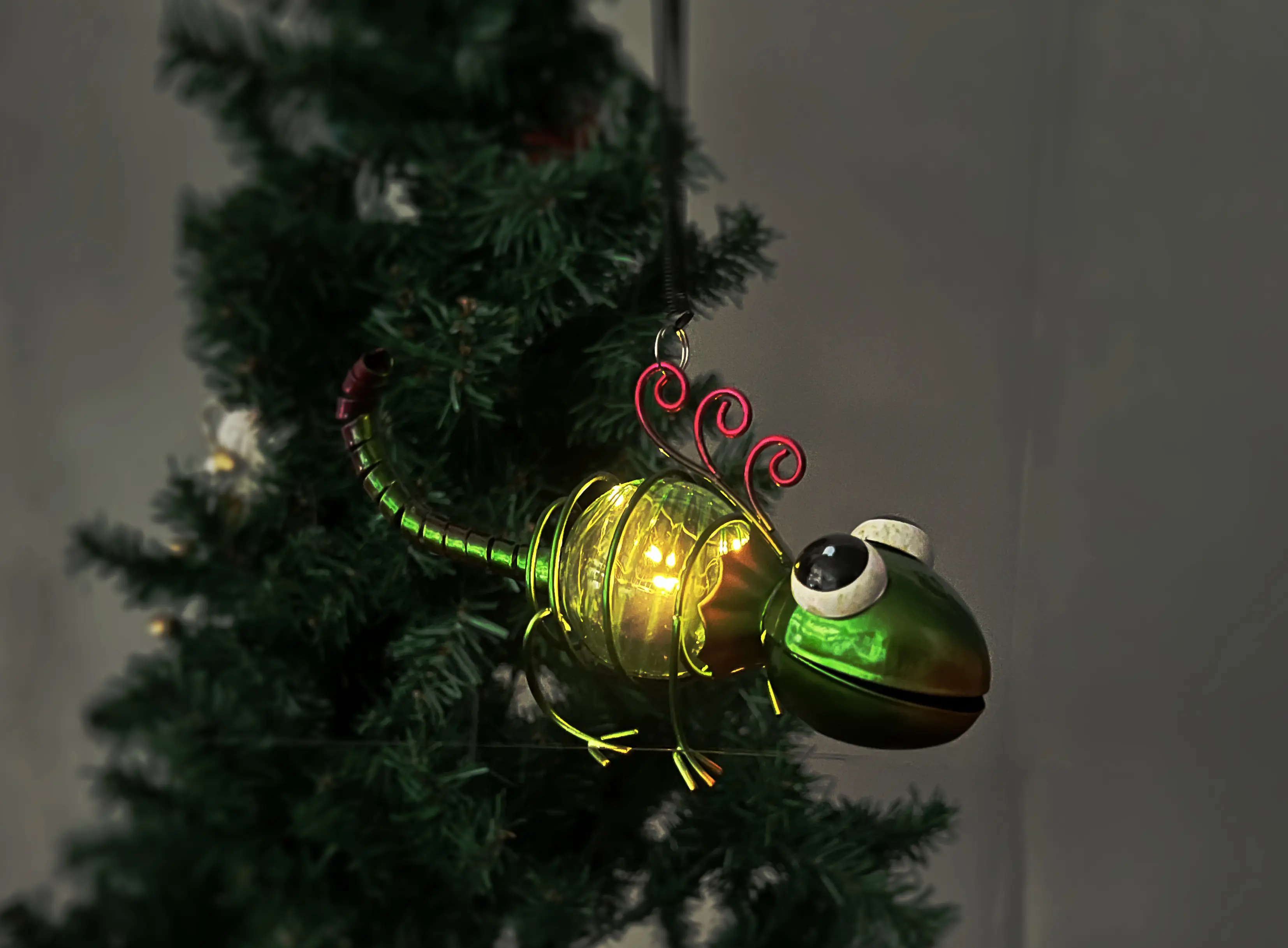 Dapo LED Solarleuchte Dekofigur Chamäleon warmweiß