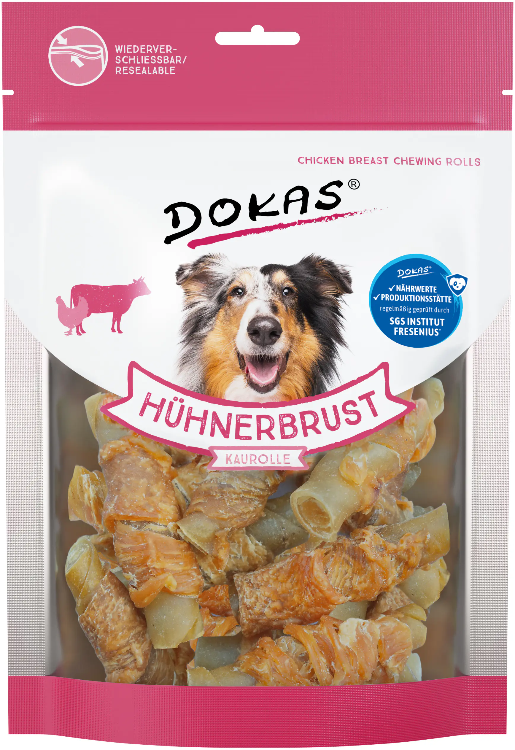 Dokas Hühnerbrust Kaurolle 250 g