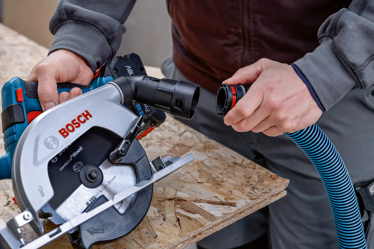 Bosch Professional Akku-Kreissäge GKS 18V-57 2L Solo Bosch Professional Akku-Kreissäge GKS 18V-57 2L Solo