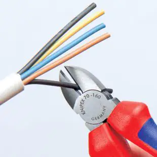 Knipex Seitenschneider 140 mm schwarz Mehrkomponenten-Hülle Knipex Seitenschneider 140 mm schwarz Mehrkomponenten-Hülle