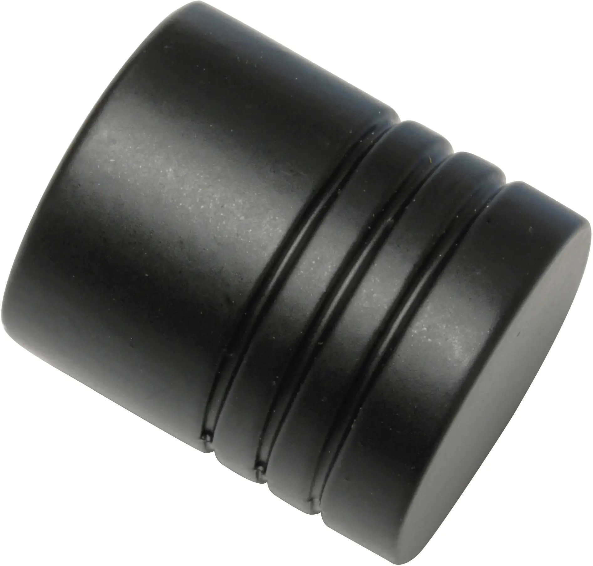 Gardinia Endknopf Zylinder zu Stilprogramm Memphis, Ø 16 mm schwarz