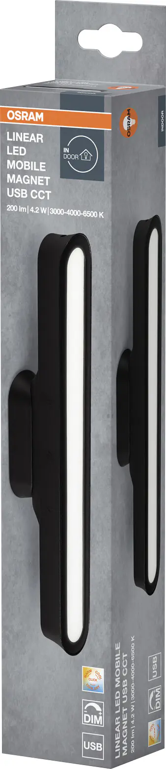 Osram LED Unterbauleuchte Linear Mobile Magnet USB 4,2 Watt 28 cm