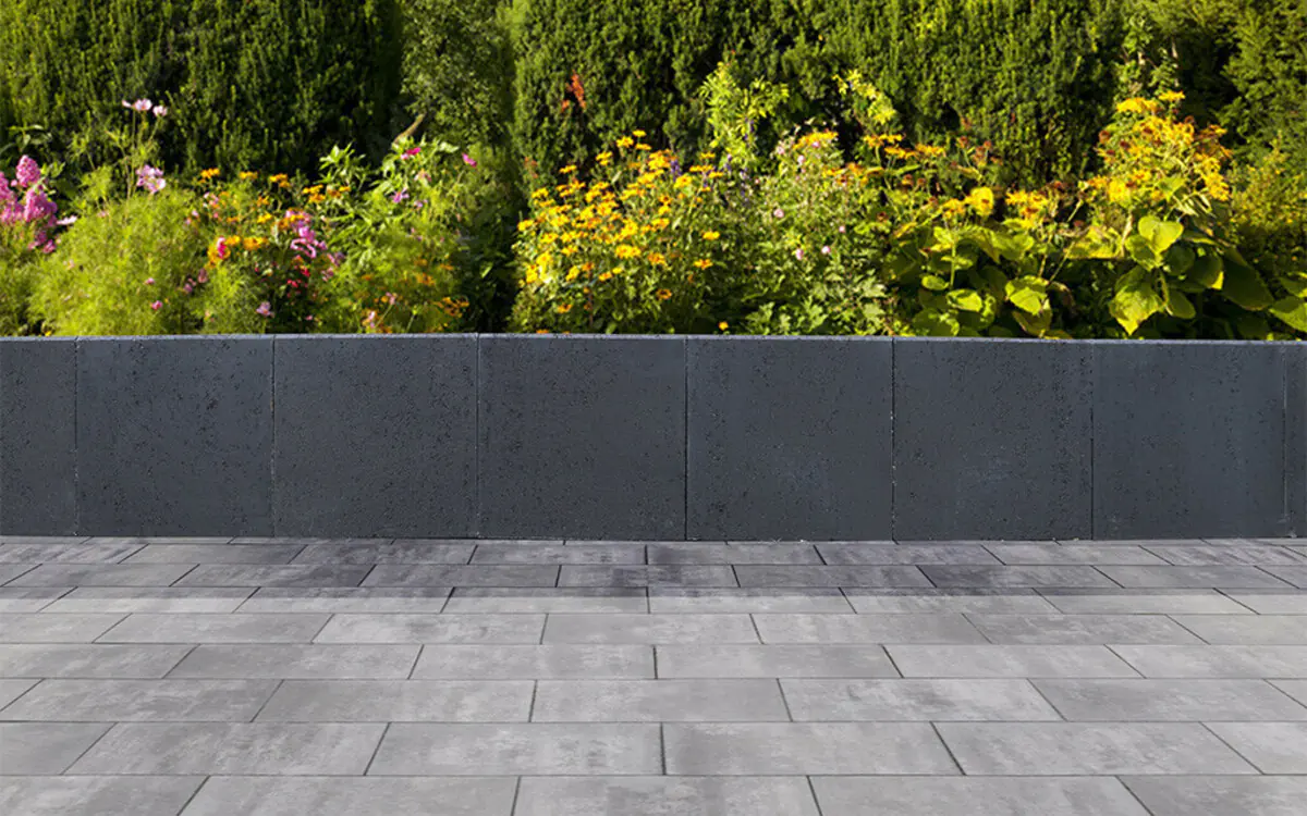 EHL L-Stein unbewehrt 30 x 40 x 40 cm anthrazit  EHL L-Stein unbewehrt 30 x 40 x 40 cm anthrazit