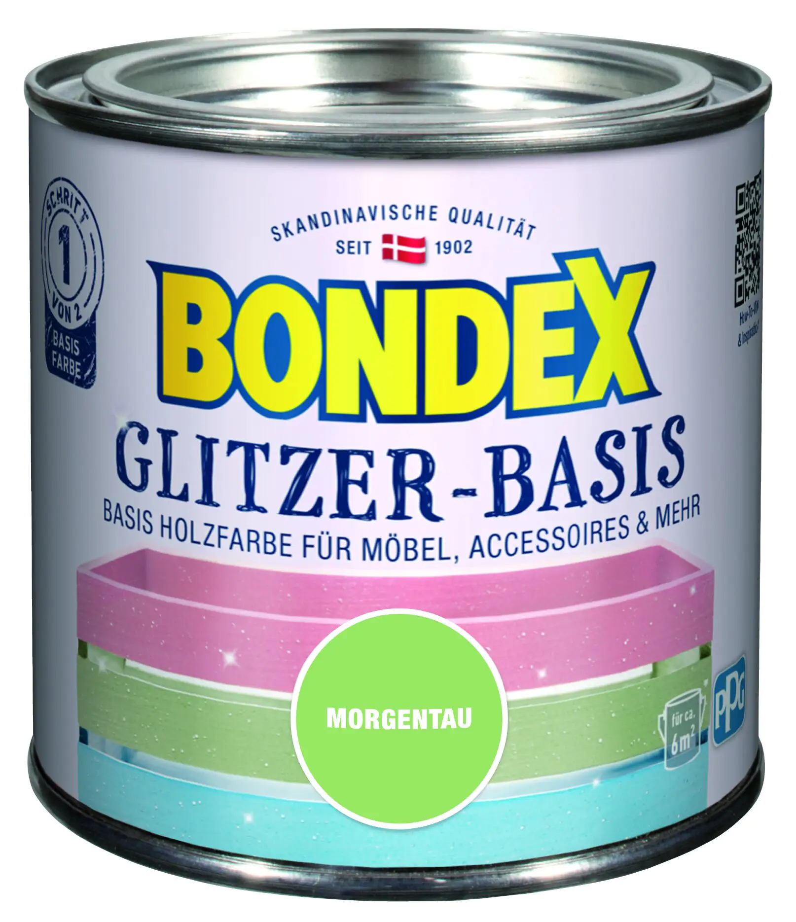 Bondex Glitzer-Basis 500 ml basis morgentau