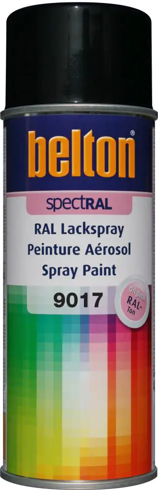 Belton Spectral Lackspray 400 ml verkehrsschwarz