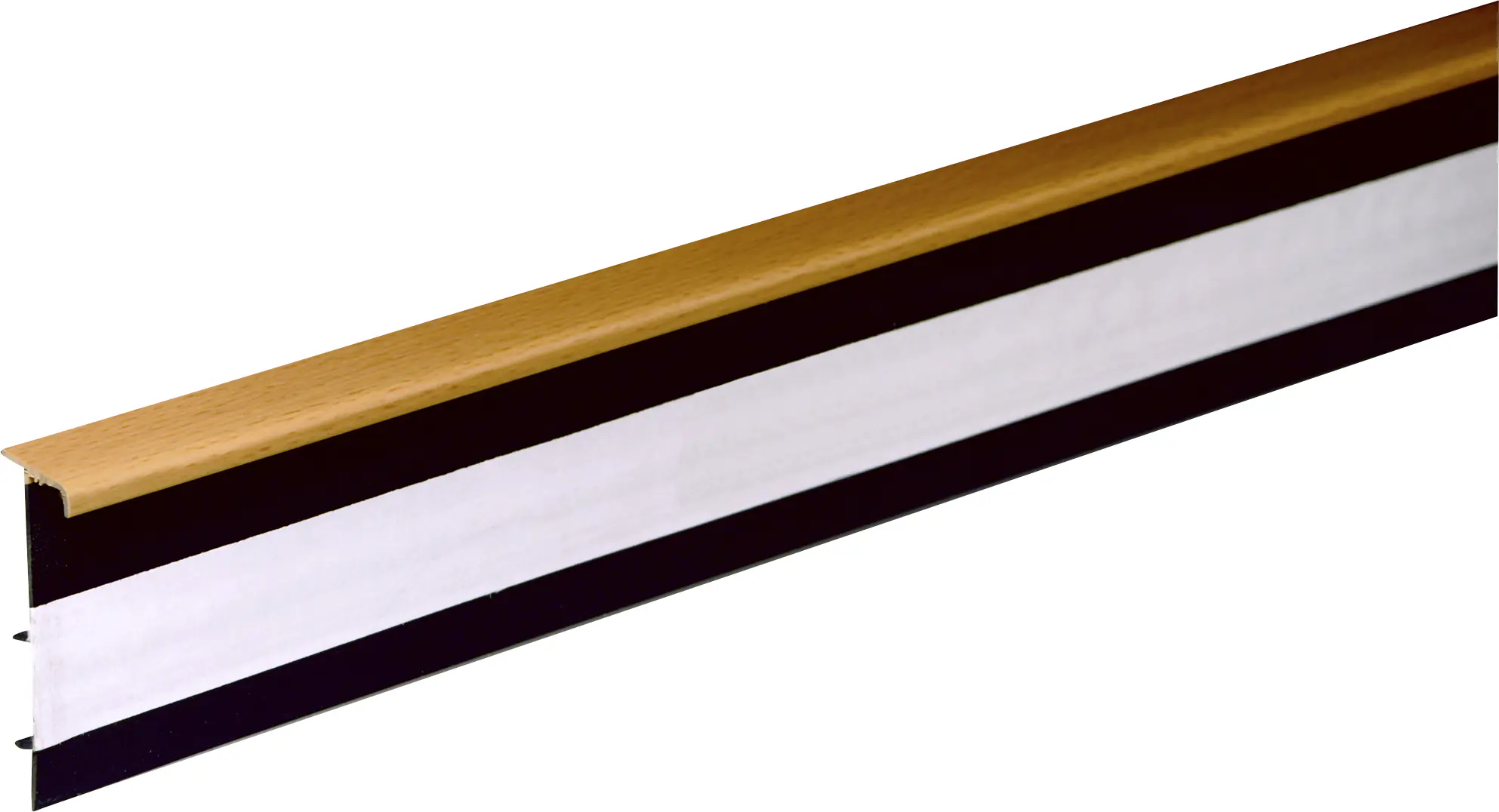 FN Neuhofer Teppicheinschubleiste 250 cm 51 x 14 mm Buche bedruckt