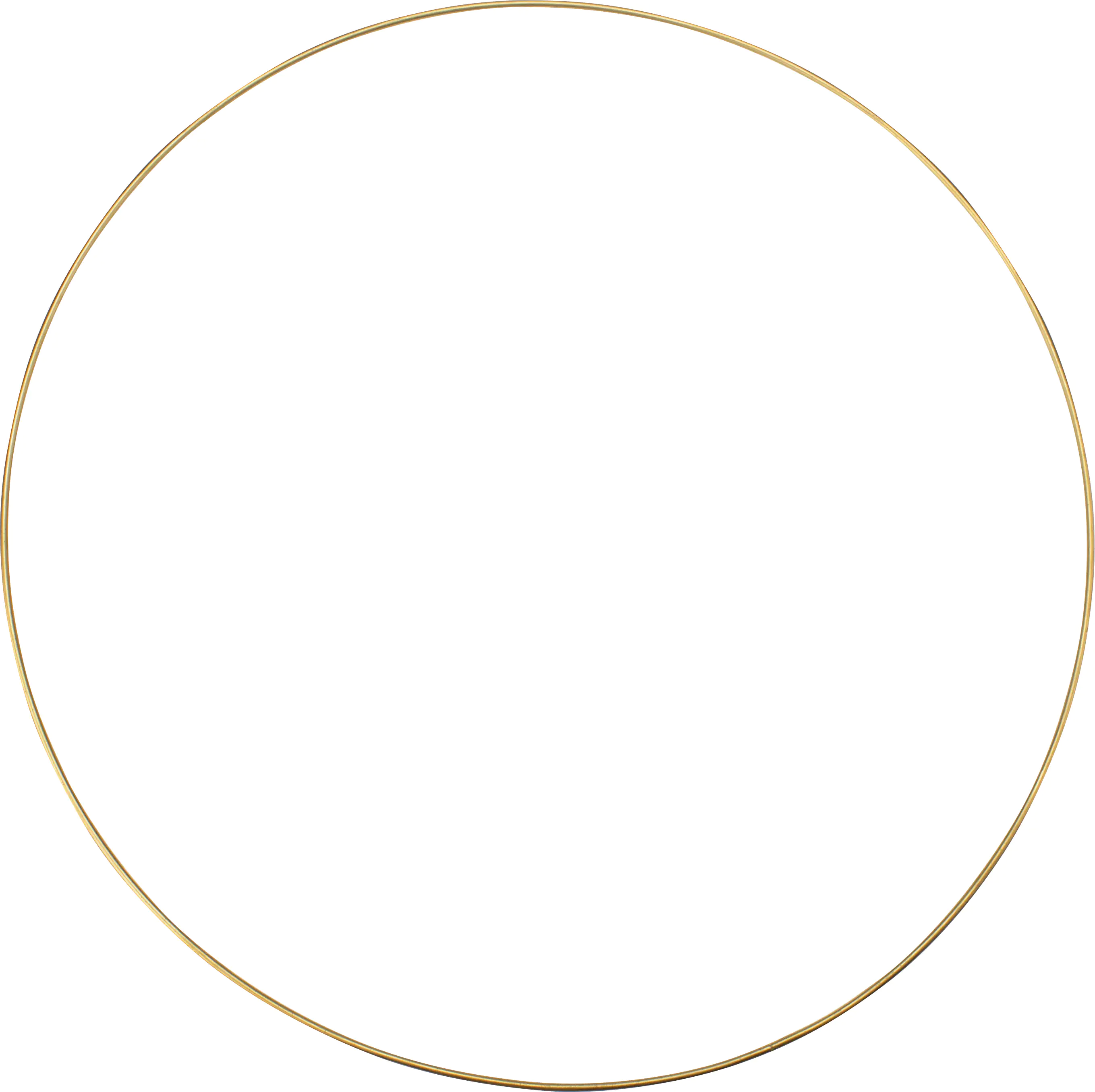 Glorex Metallring goldfarben 50 cm Farbe: goldfarben