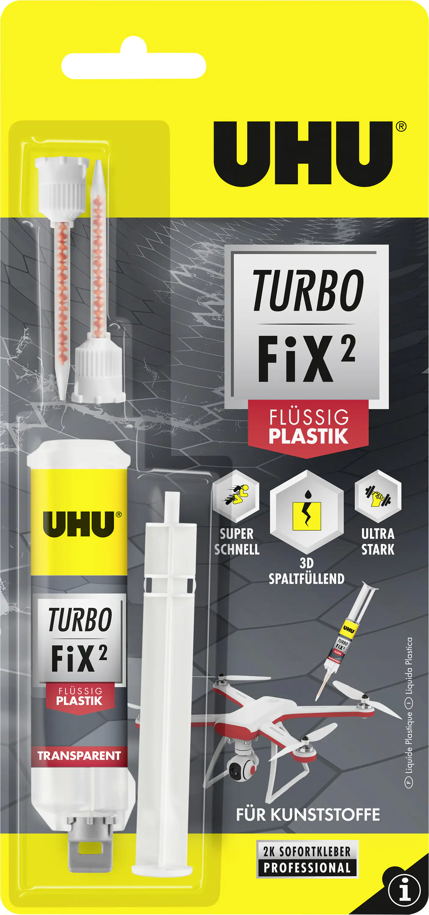 4026700518405 UHU Turbo Fix² Plastik 10 g