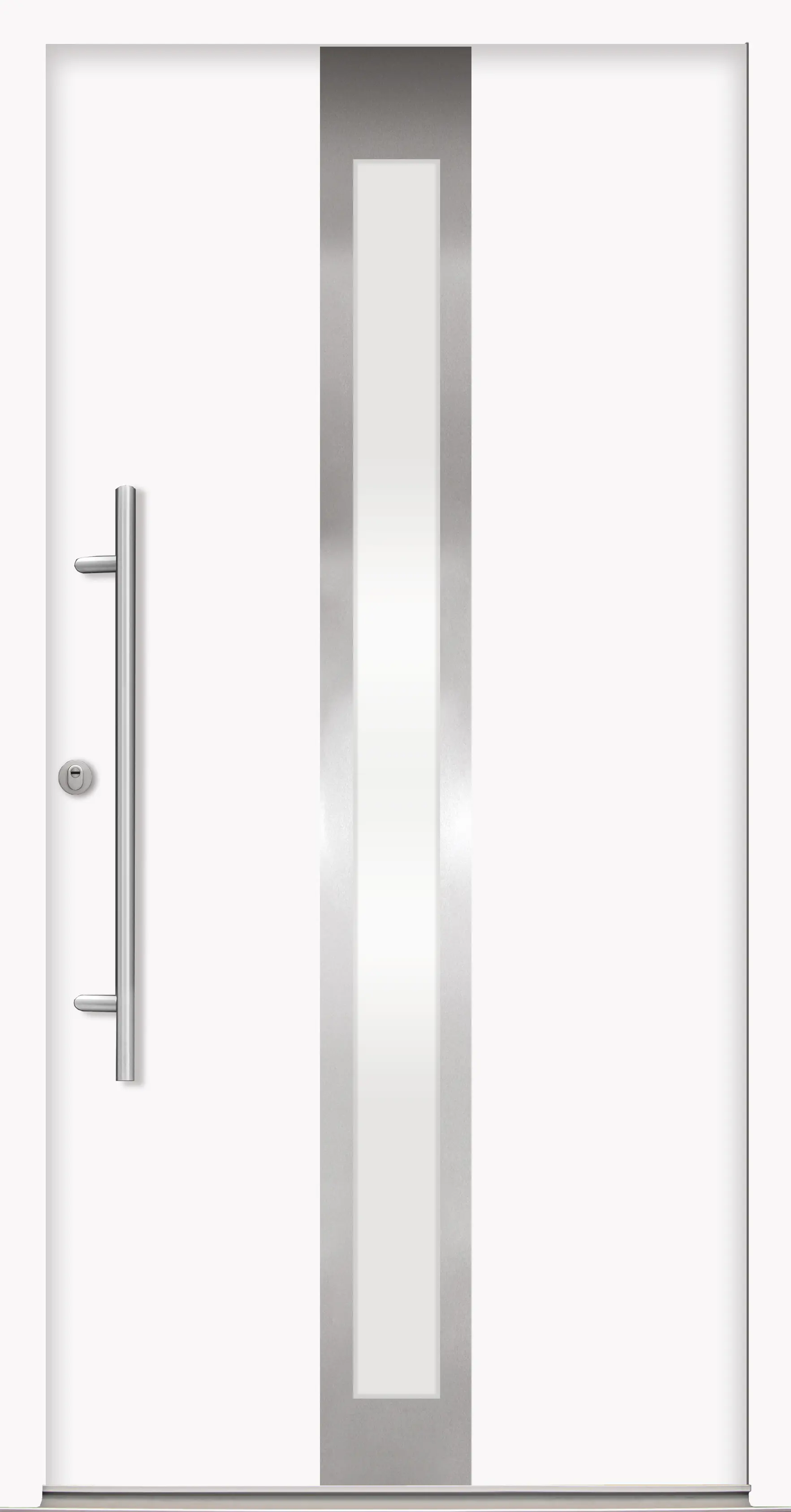 Splendoor Haustür Passivedoor Premium B01 RC2 Weiß DIN Links 110 x 210 cm
