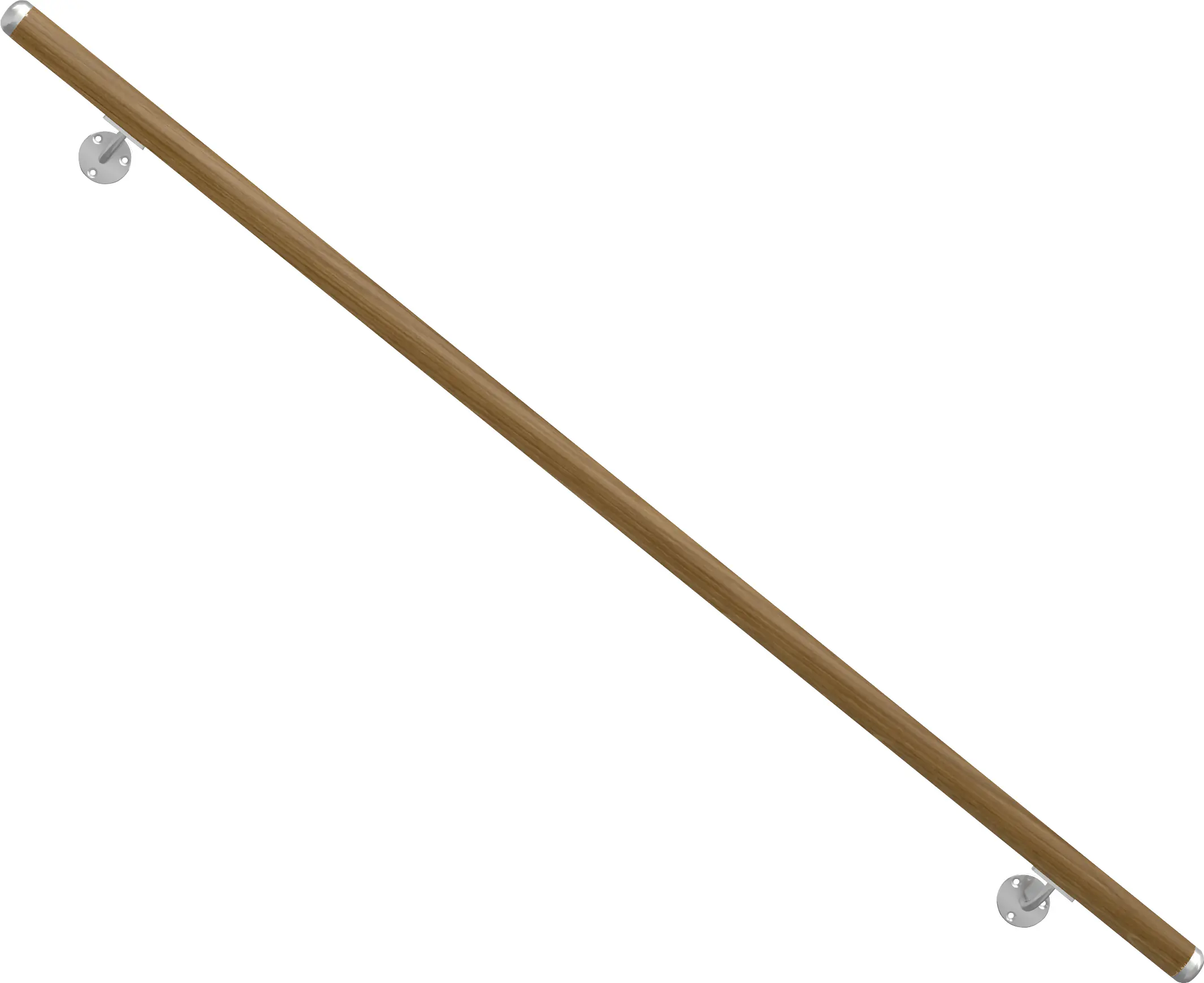 Prova Handlauf-Set Eiche versiegelt Länge 150 cm