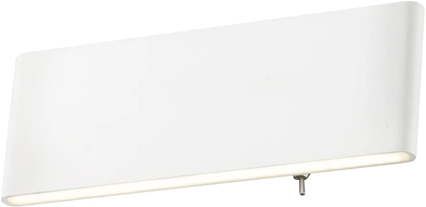 Globo LED Wandleuchte Siegfried weiß 29,5 x 8 cm Up & Down 8W warmweiß