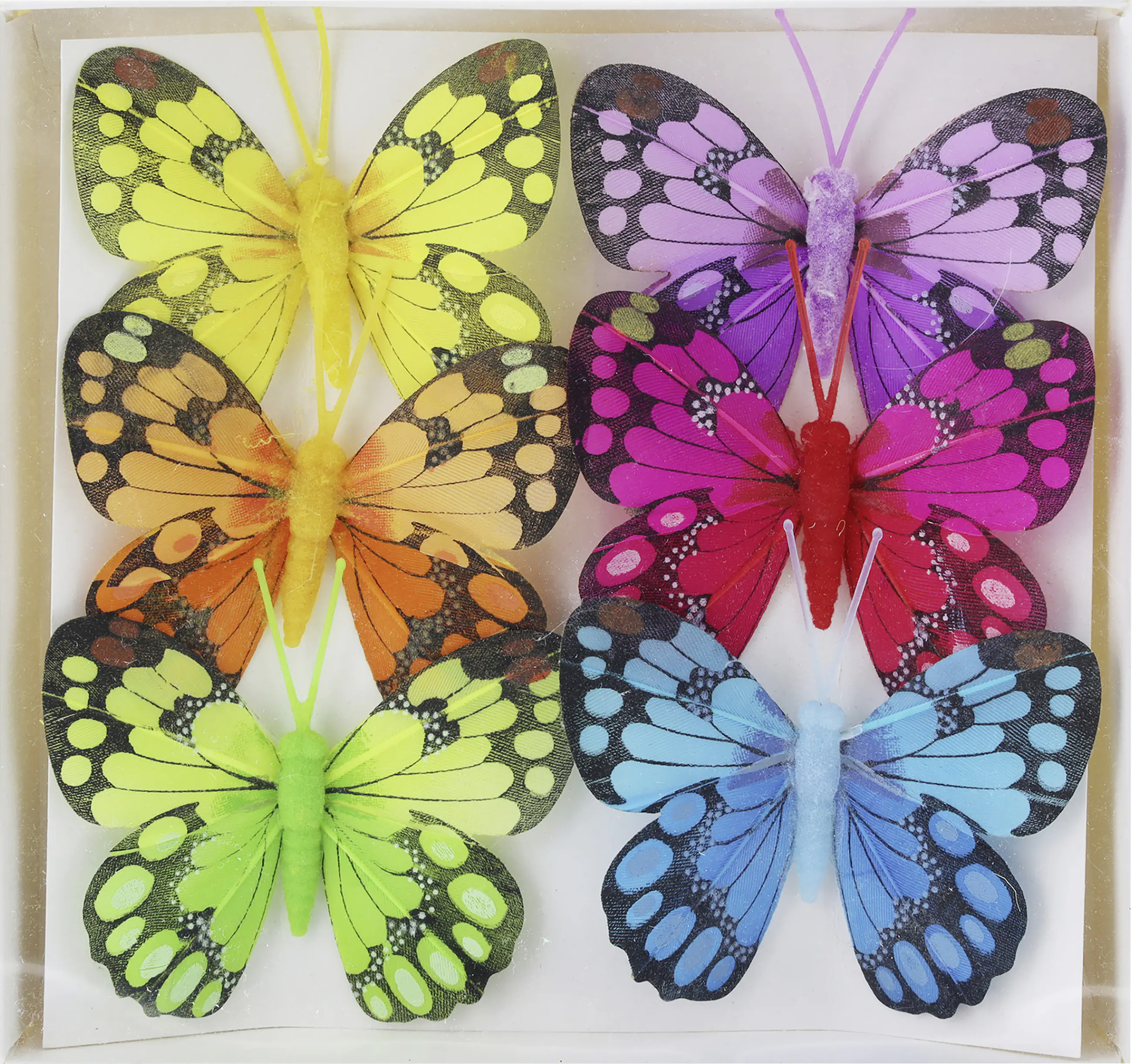 Deko Schmetterling 8 cm 6 Stück 8 cm 