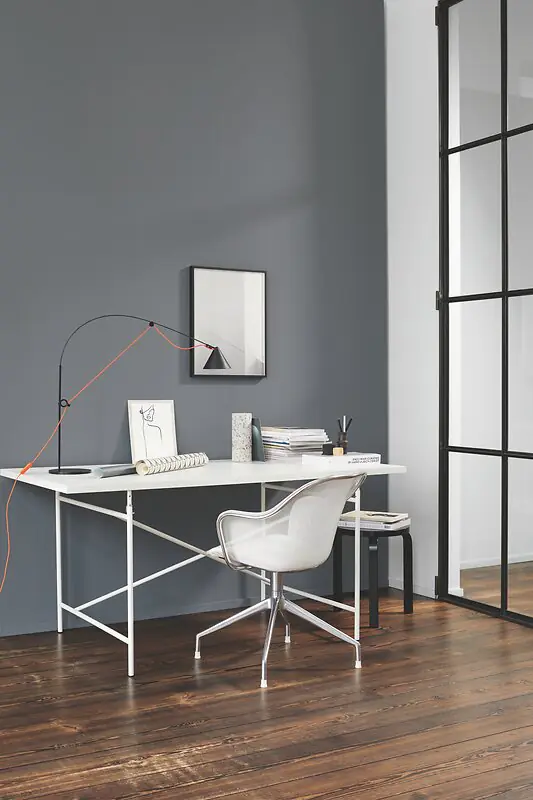 Alpina Feine Farben Wandfarbe No. 34 Kunst der Linie - expressives graphitgrau 2,5 L