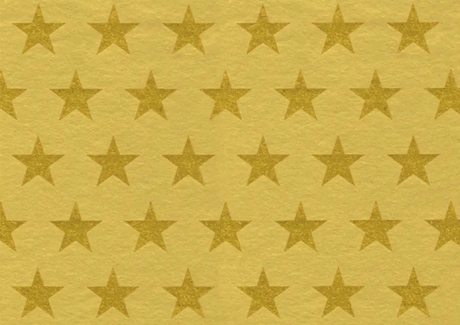 Braun & Company Geschenkpapier Stars gold Alu 1,5 x 70 cm Braun & Company Geschenkpapier Stars gold Alu 1,5 x 70 cm
