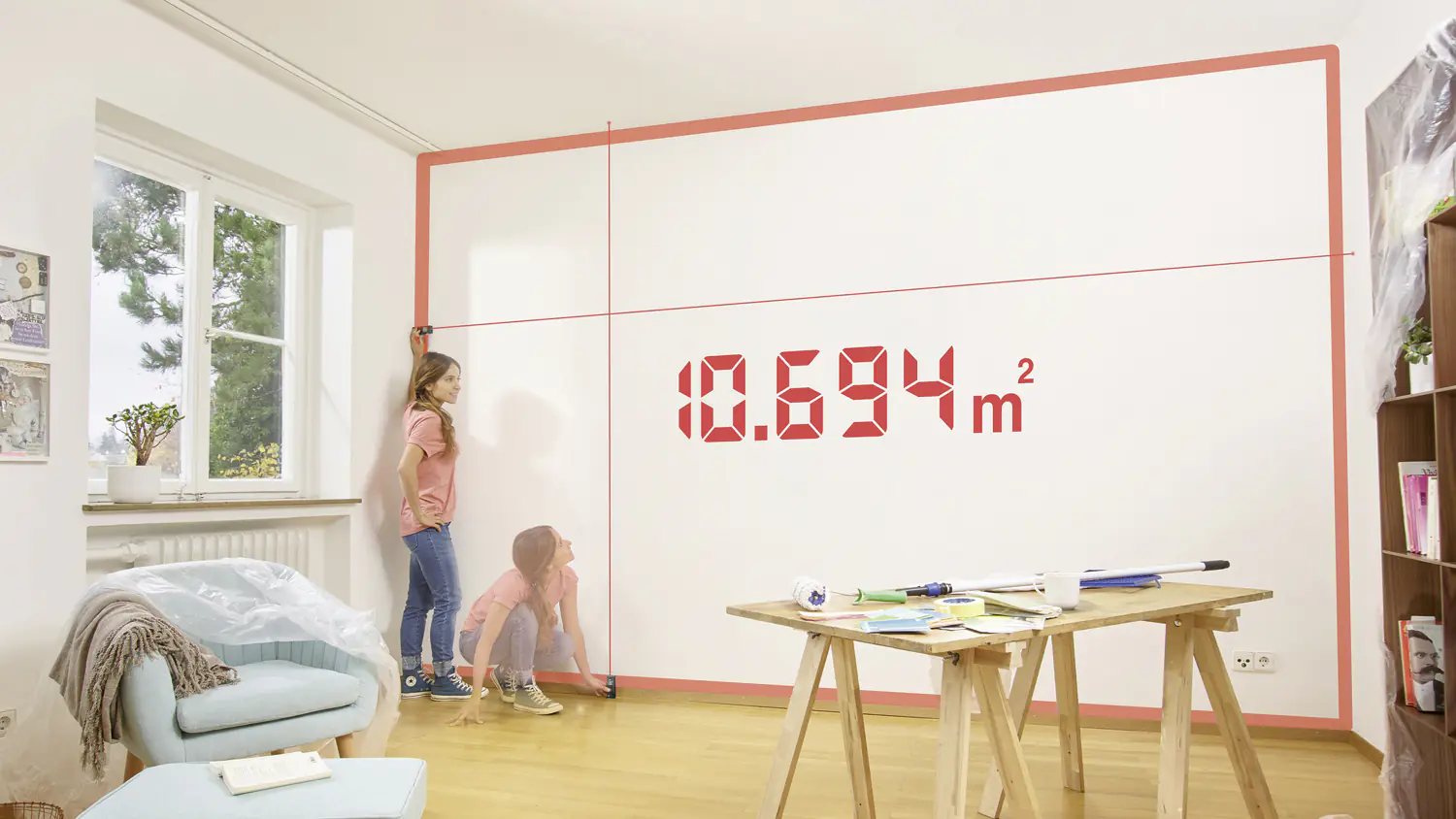 Bosch Entfernungslaser Zamo III inkl. Batterien
