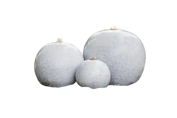 Heissner Gartenbrunnen Saphira 59 x 43 x 15/23/28 cm, grau