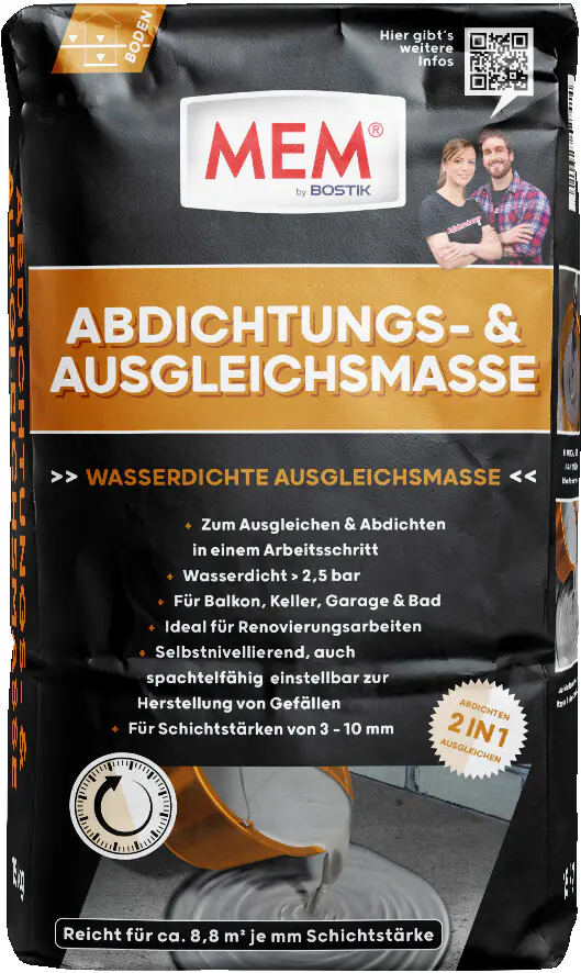 MEM Abdichtungs- & Ausgleichsmasse 15 kg