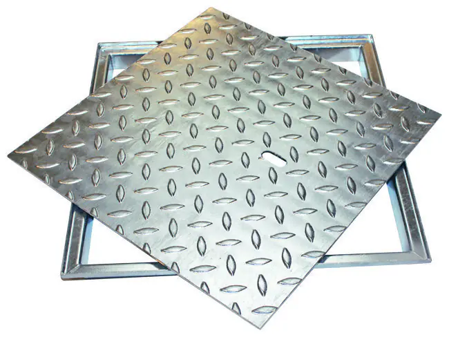 ACO Access Cover Easy Schachtabdeckung Stahl verzinkt 61 x 61 x 3,6 cm