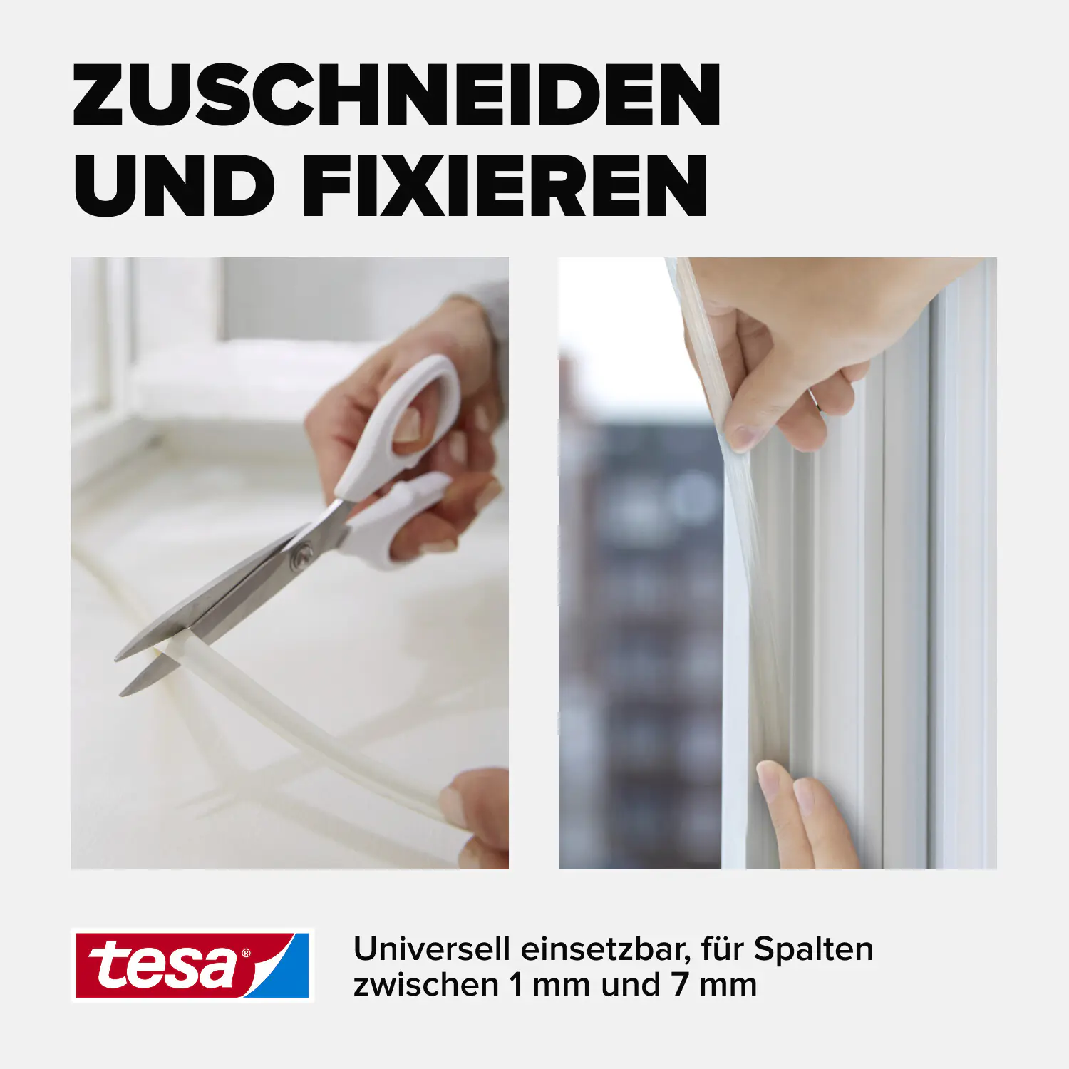 tesa Moll Dichtungsprofil Super Flex 6 m, transparent