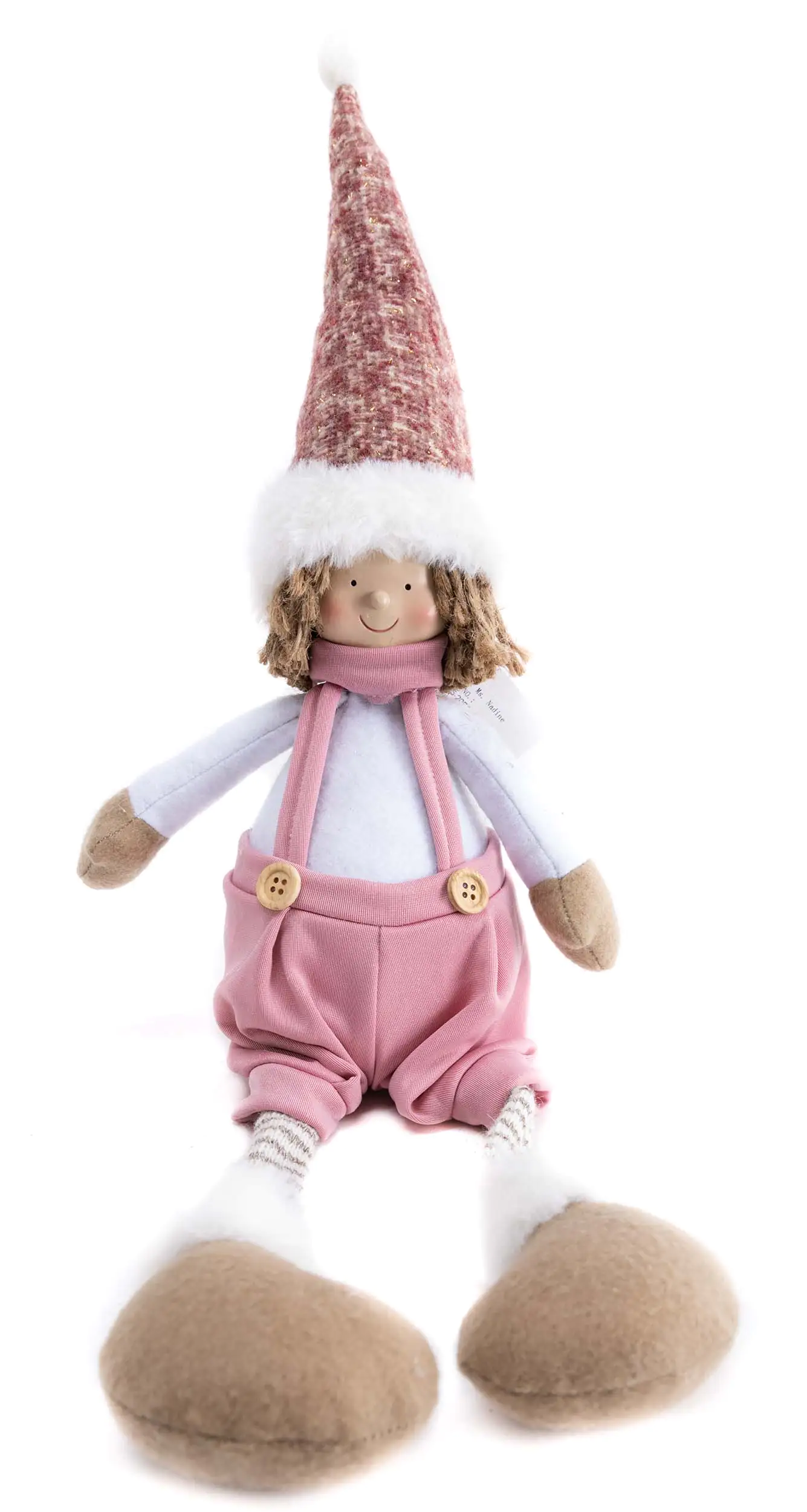 TrendLine Kantenhocker Wichtelmädchen 37 x 20 cm rosa