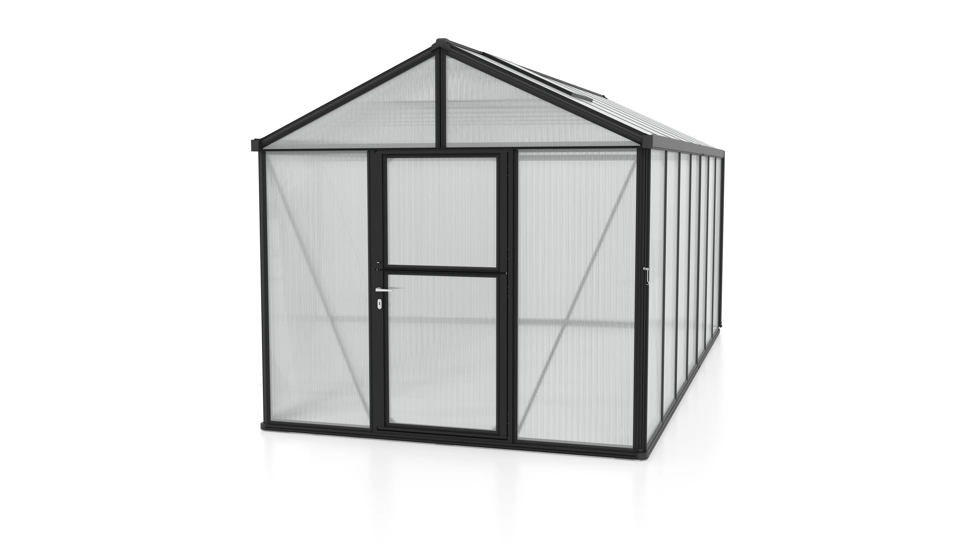 Vitavia Gewächshaus-Set Zeus 13800 HKP 10 mm schwarz 266 x 547 cm 