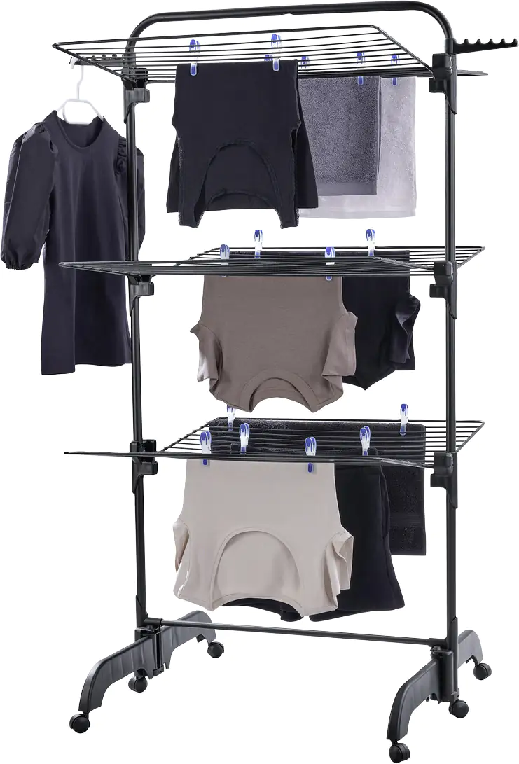 Leifheit Wäscheständer Comfort Tower 420 Black