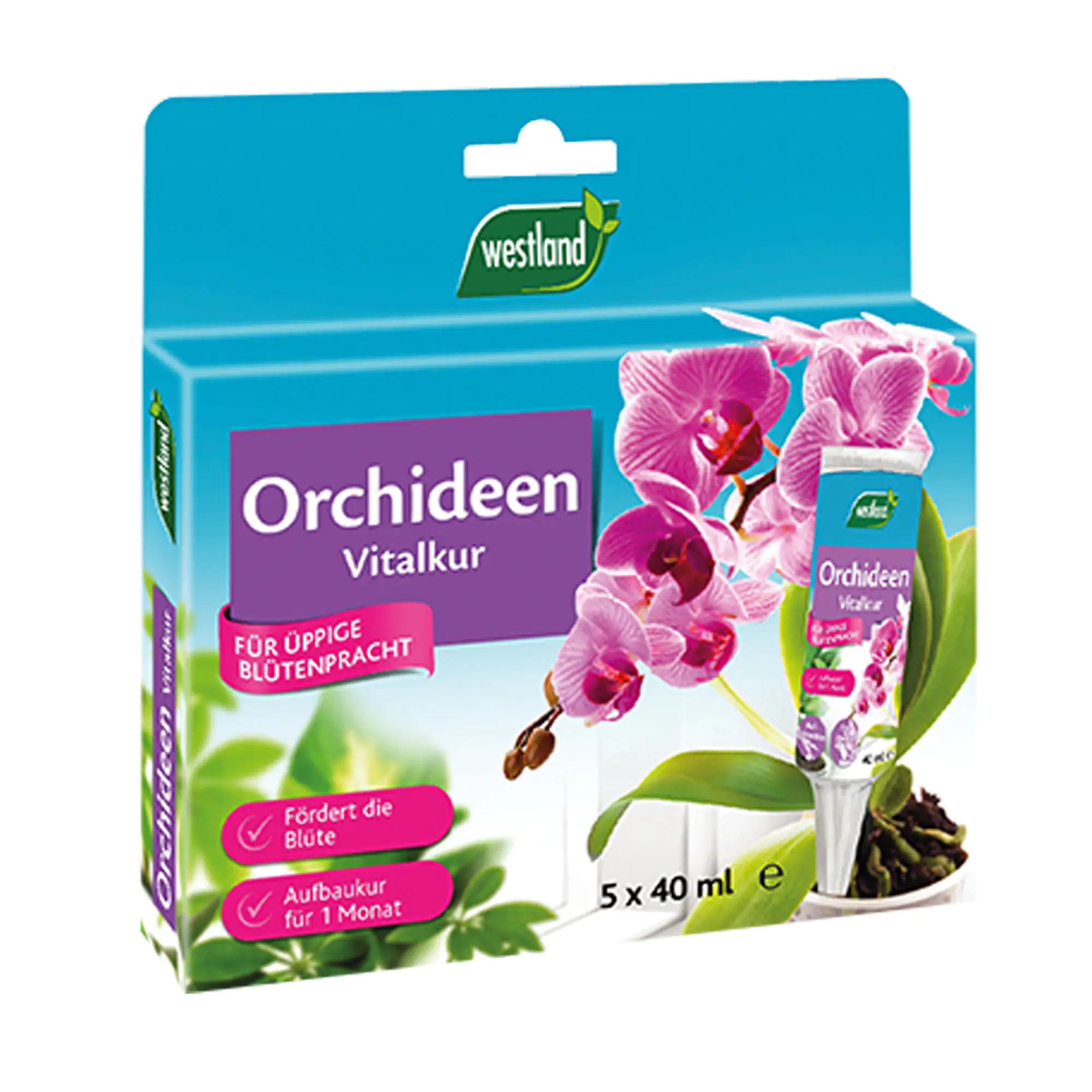 Westland Orchideen Vitalkur Set 5x40 ml Westland Orchideen Vitalkur Set 5x40 ml
