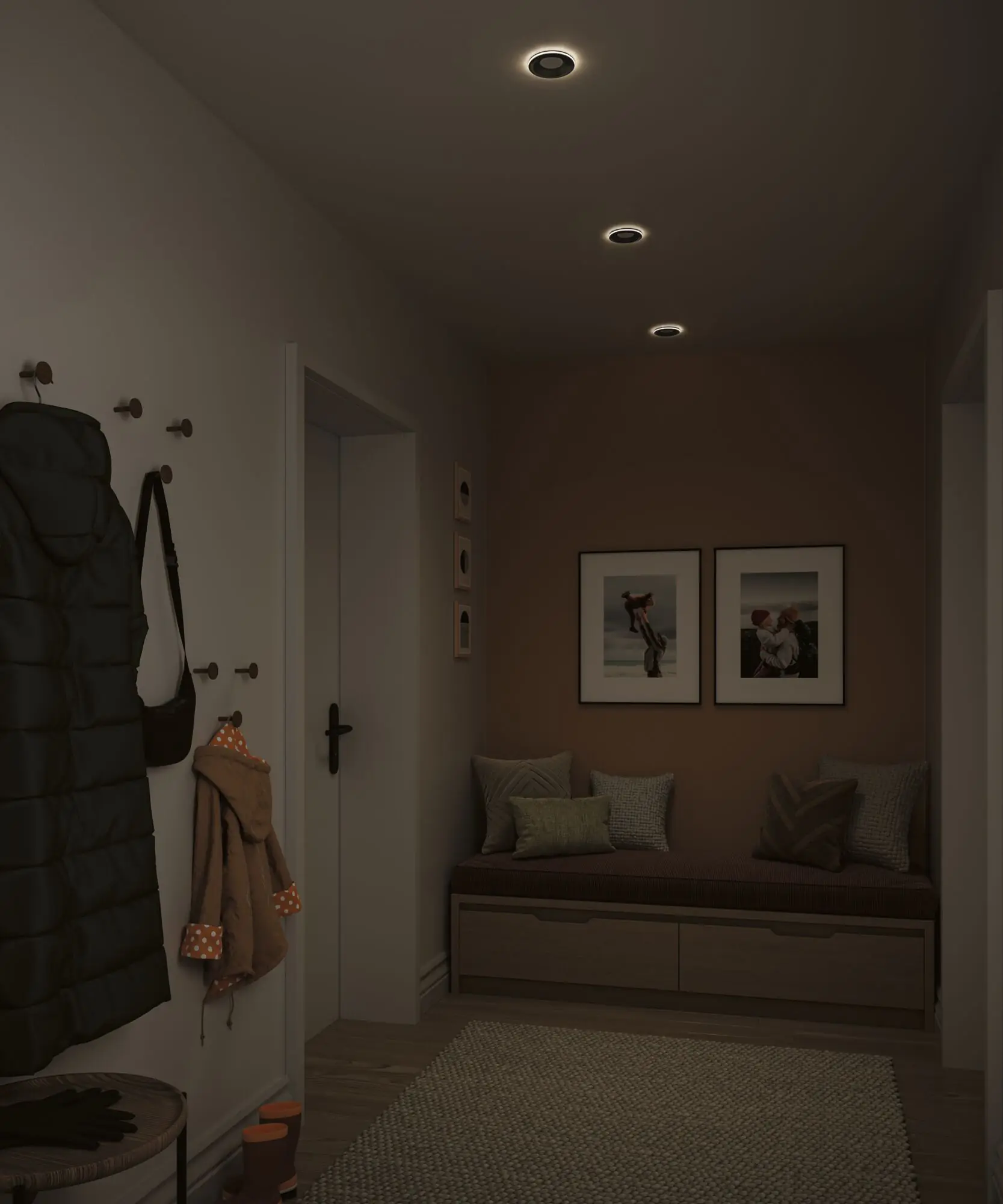 Paulmann LED-Einbauleuchte Sormus 4,8W chrom matt