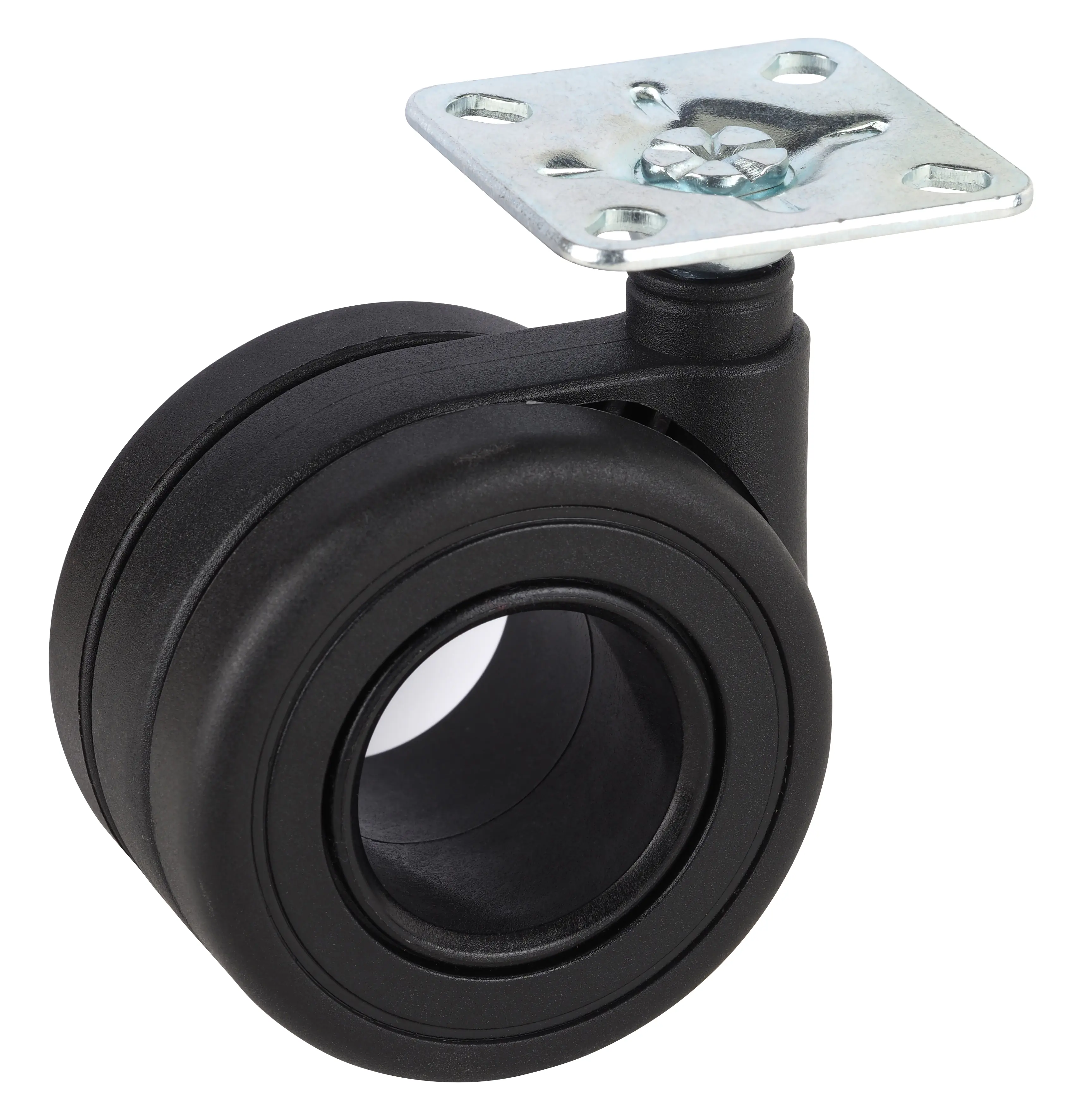 Design Doppelrolle 65 x 43 mm Tragkr. 60 kg