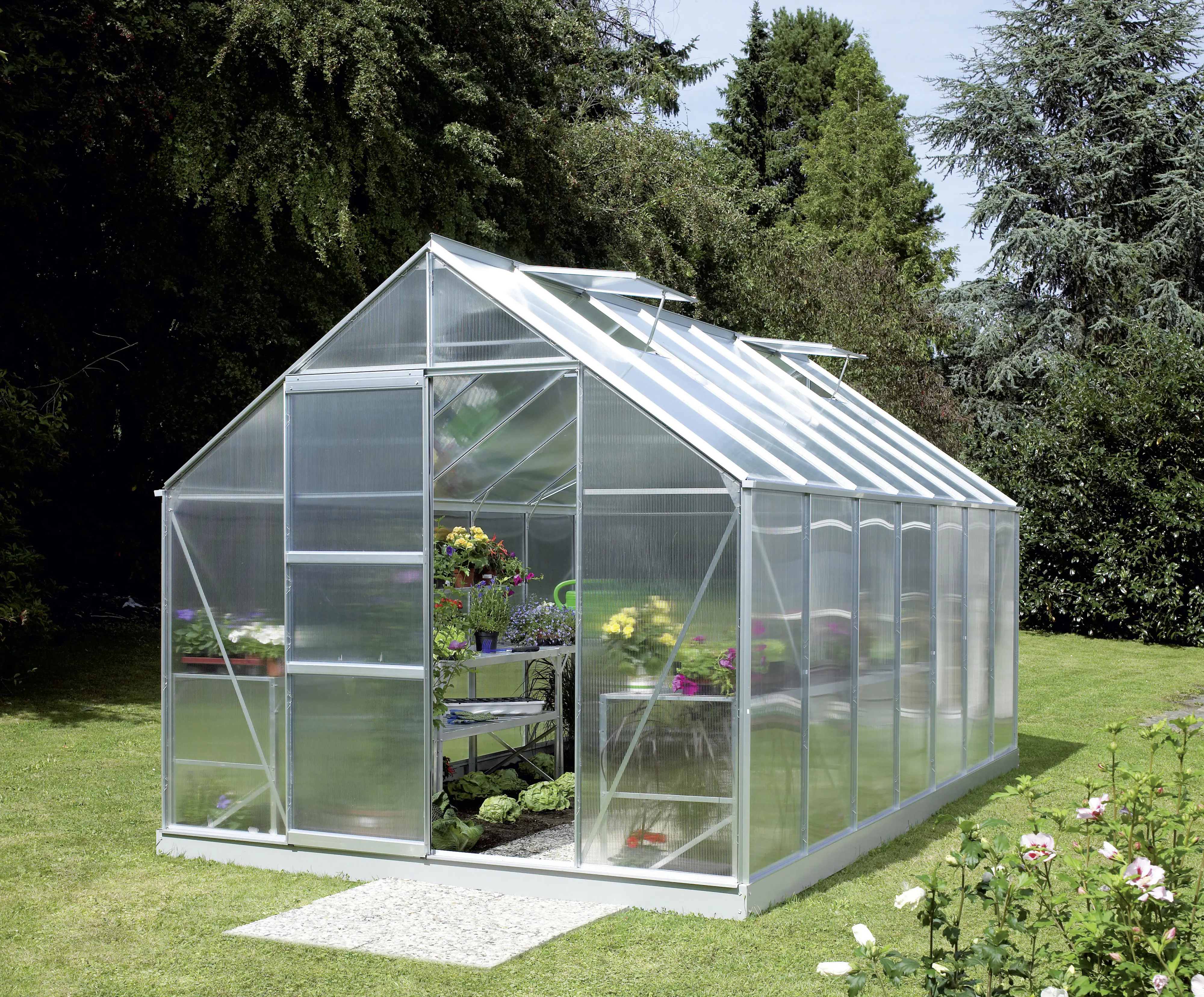 Vitavia Gewächshaus Merkur 11500 254 x 441 cm 4 mm Hohlkammerplatten