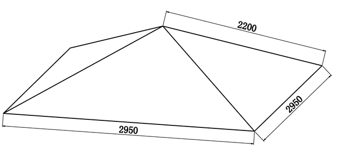 TrendLine Ersatzdach Como Hellgrau TrendLine Ersatzdach Como Hellgrau