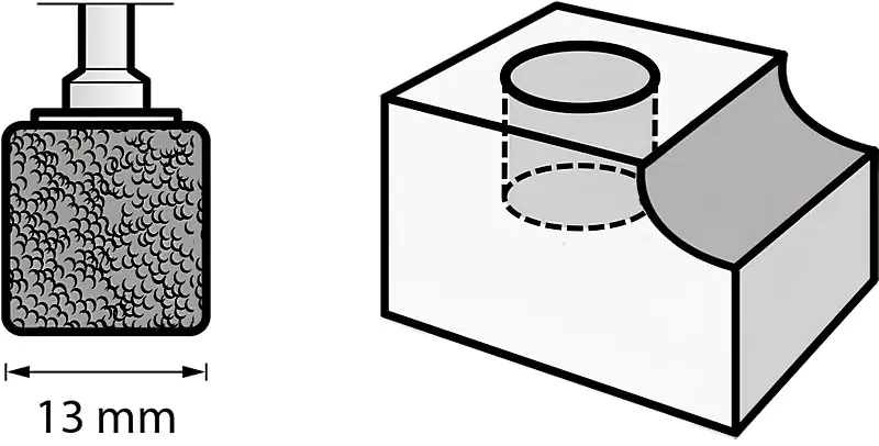 Dremel Max Schleifband und Lochbohrer 408 DM
