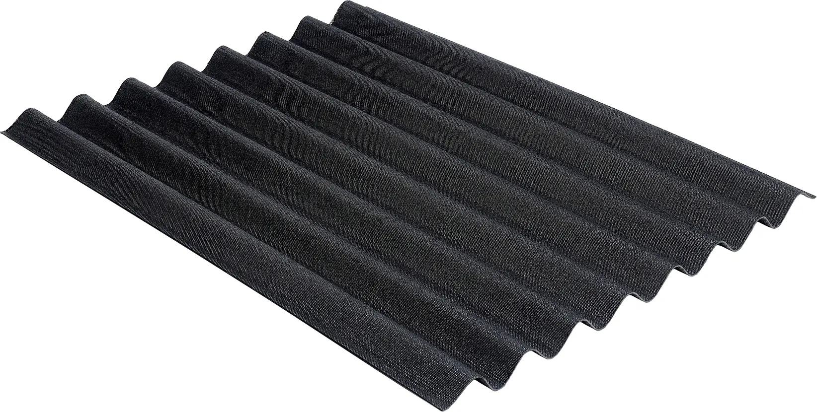 Onduline Bitumenwellplatte Easyline 100 x 76 cm 2,6 mm schwarz
