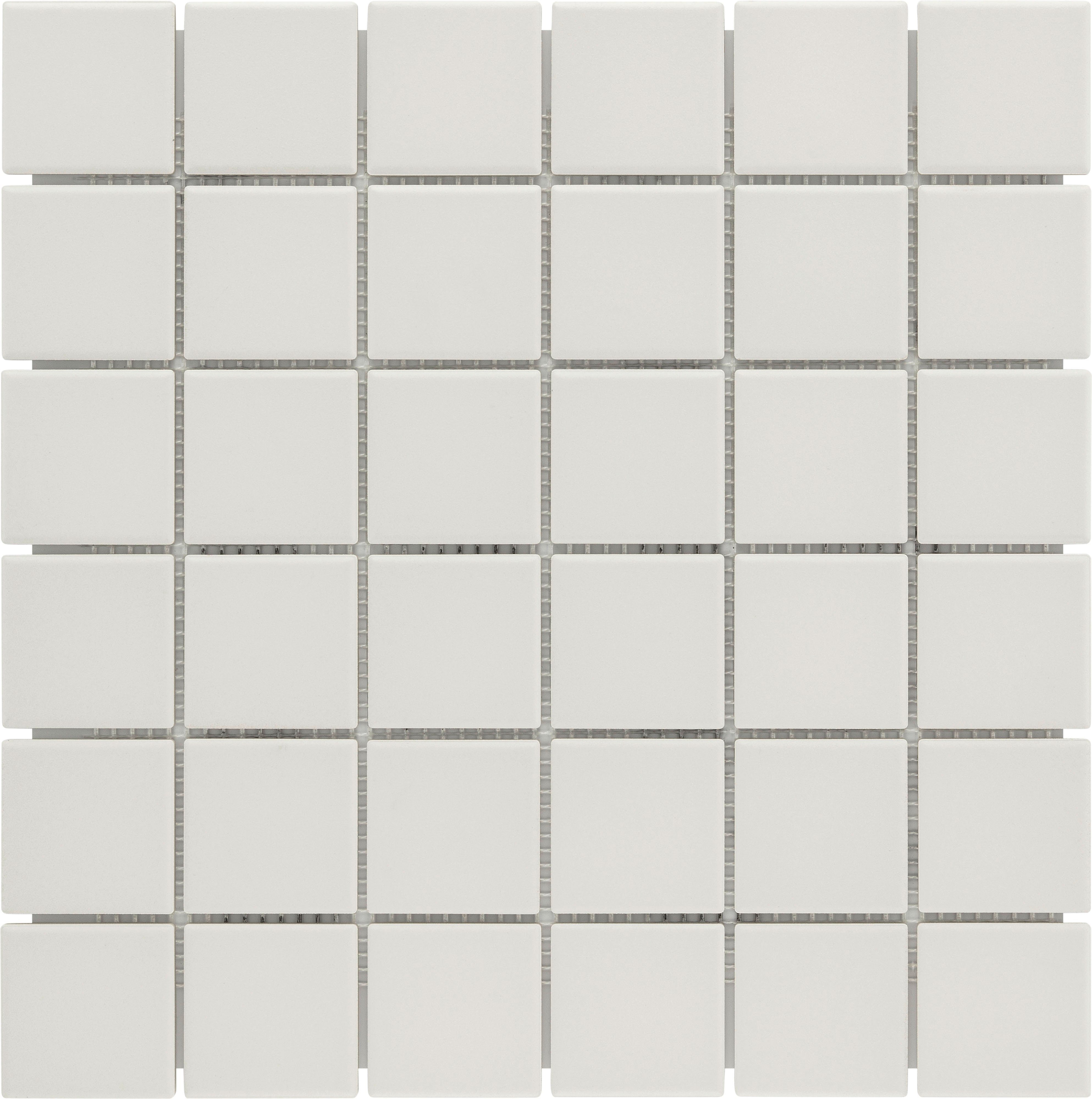 KNG Mosaikfliese rutschhemmend 29,7 x 29,7 cm creme unglasiert