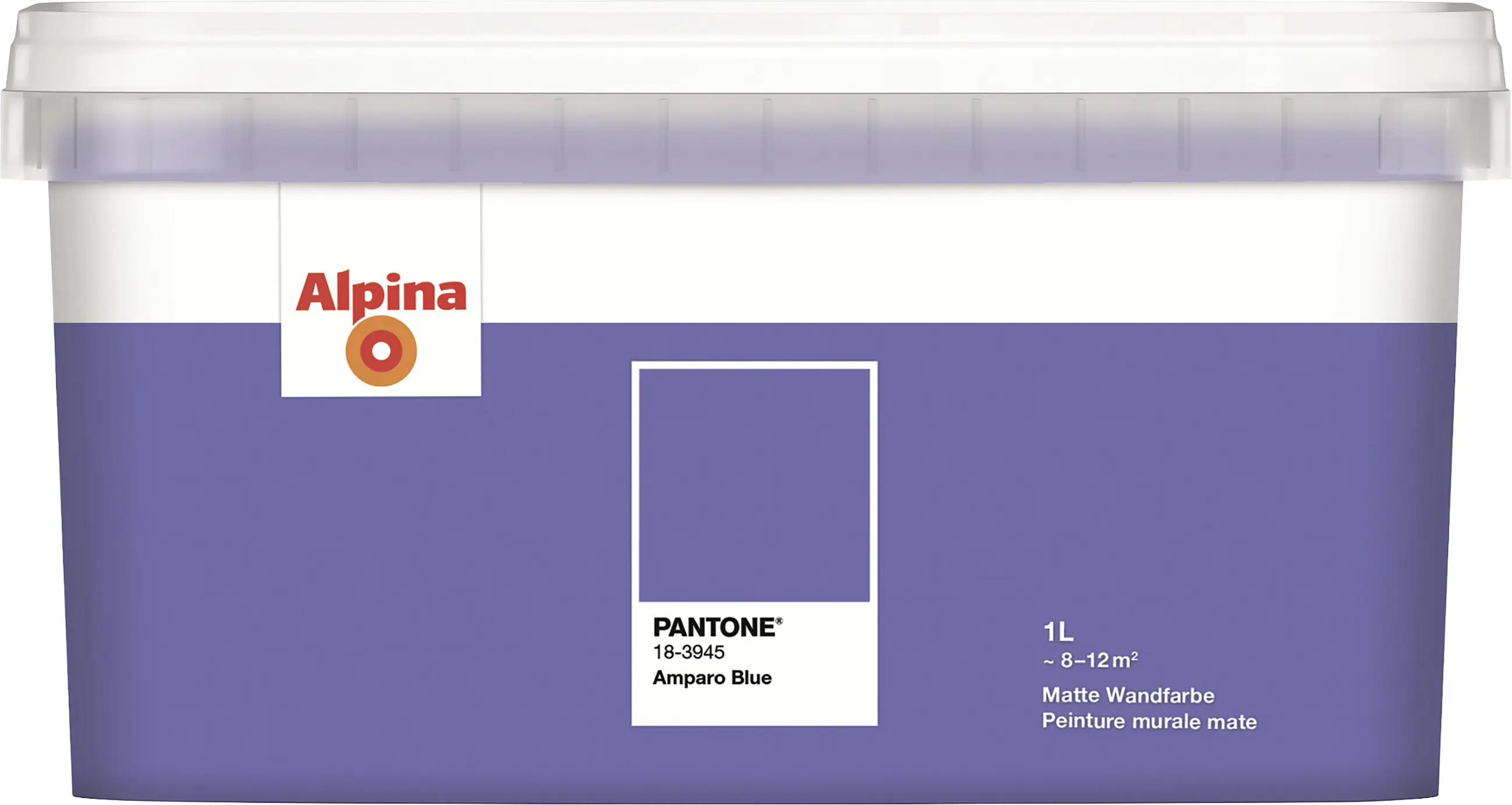 Alpina Wandfarbe Pantone matt amparo blue 1 L