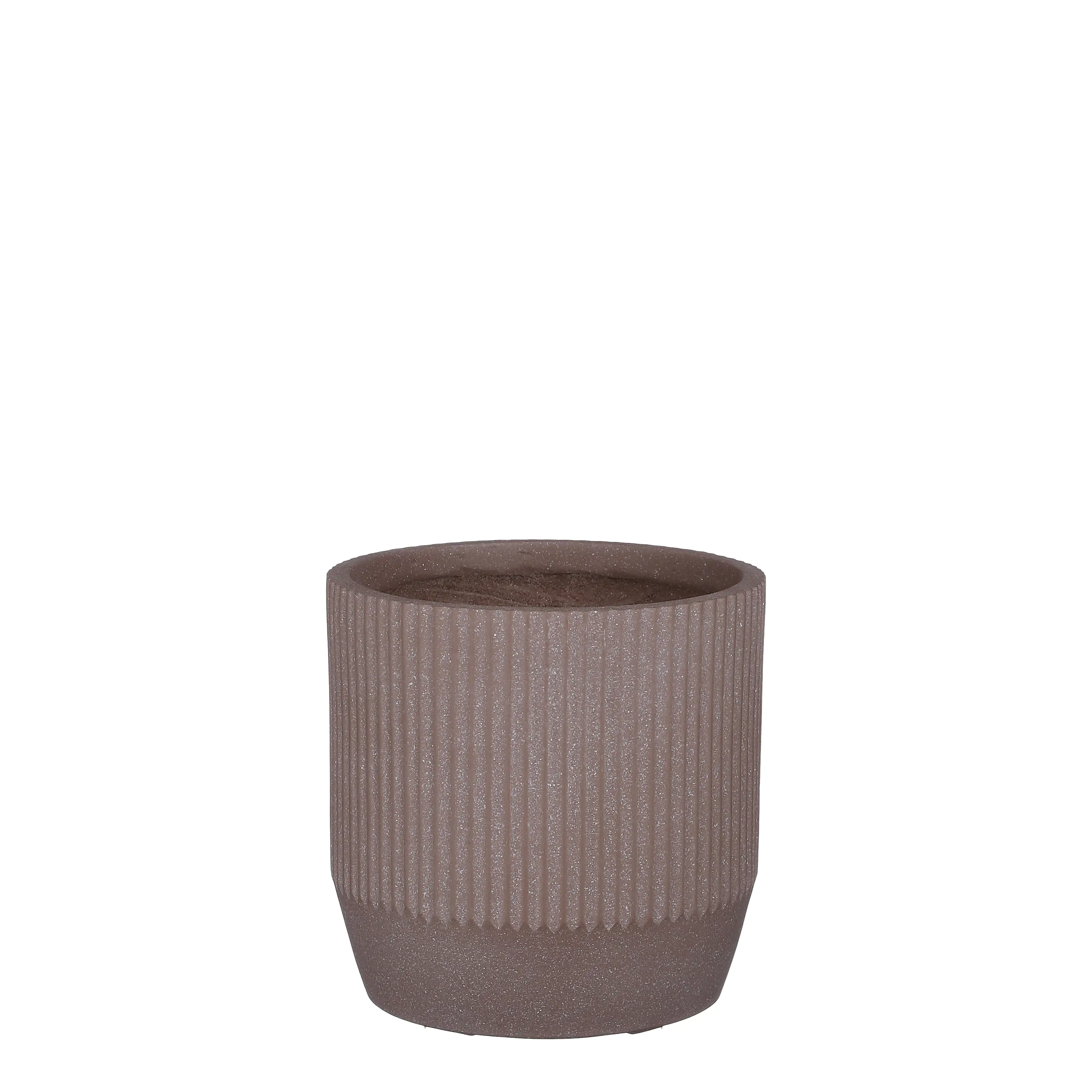 Edelmann Pflanztopf Nuovo Ø 24 x 24 cm taupe Edelmann Pflanztopf Nuovo Ø 24 x 24 cm taupe