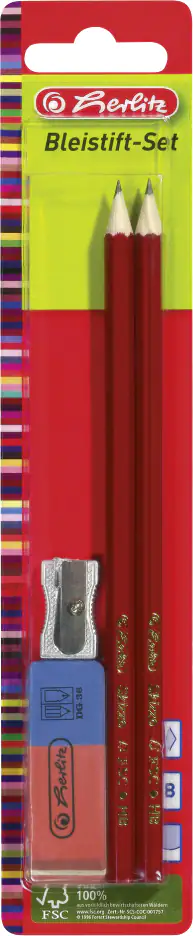 herlitz Bleistift-Set Skizzo 4-teilig 174 mm herlitz Bleistift-Set Skizzo 4-teilig 174 mm
