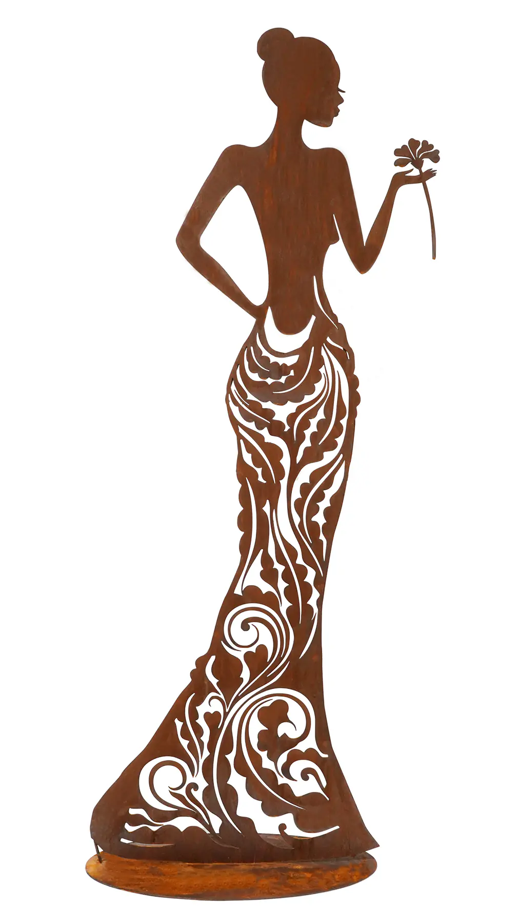 Badeko Dekofigur Frau Diana 170 x 58 x 28 cm rostbraun Badeko Dekofigur Frau Diana 170 x 58 x 28 cm rostbraun