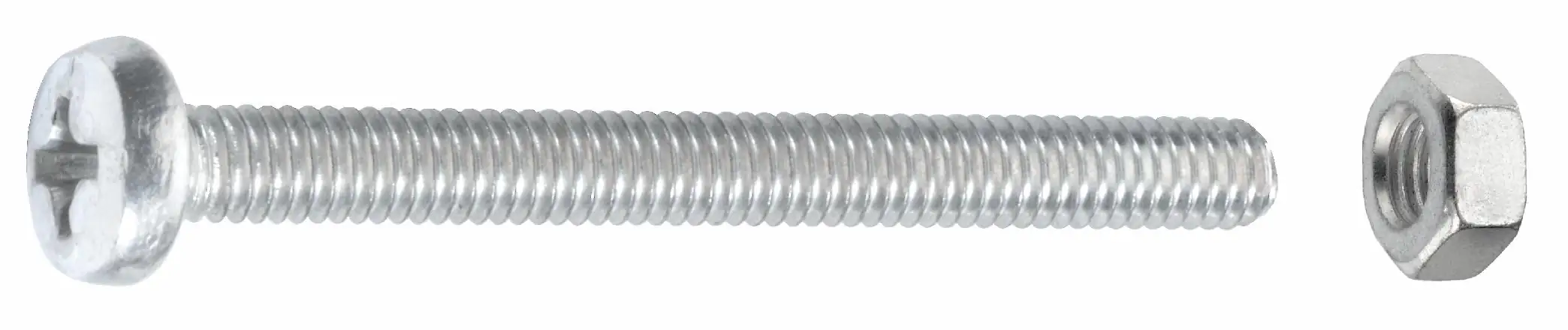 Connex Gewindeschrauben M5 x 40 mm PH 2 Linsenkopf - 6 Stk. Connex Gewindeschrauben M5 x 40 mm PH 2 Linsenkopf - 6 Stk.