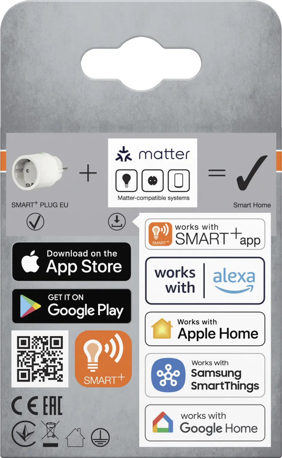 Osram Steckdose SMART+ WiFi Matter EU Weiß