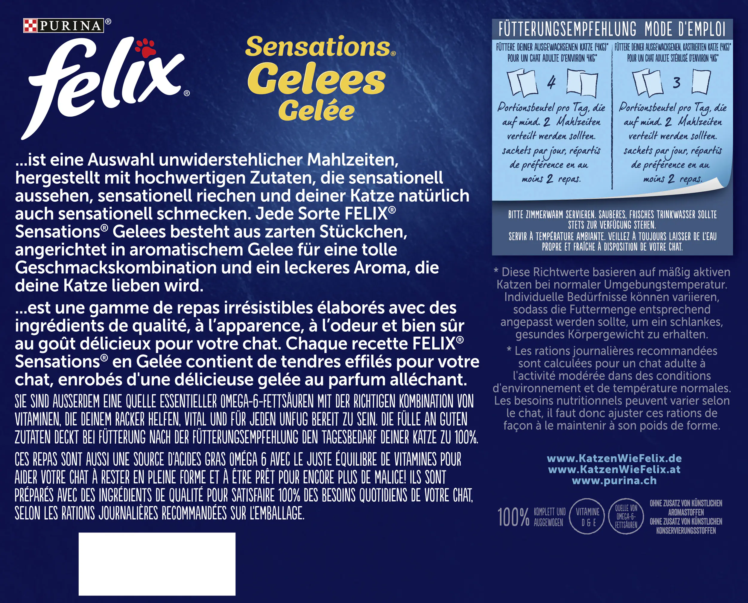 Felix Sensations Gelees Geschmacksvielfalt vom Land 24x 85g