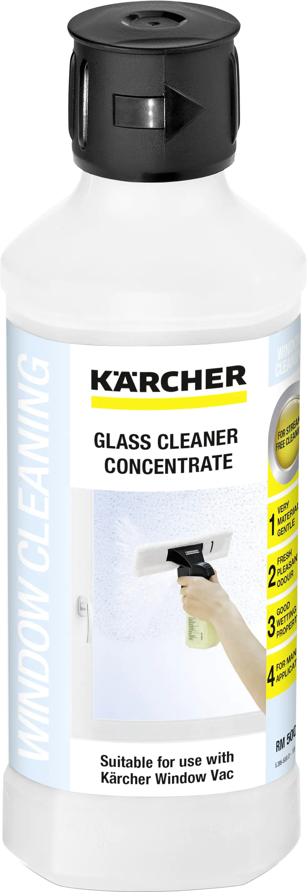 Kärcher Natürlicher Glasreiniger 'RM 500N' für Fenstersauger 500 ml | Baumarkt Kärcher Natürlicher Glasreiniger 'RM 500N' für Fenstersauger 500 ml | Baumarkt