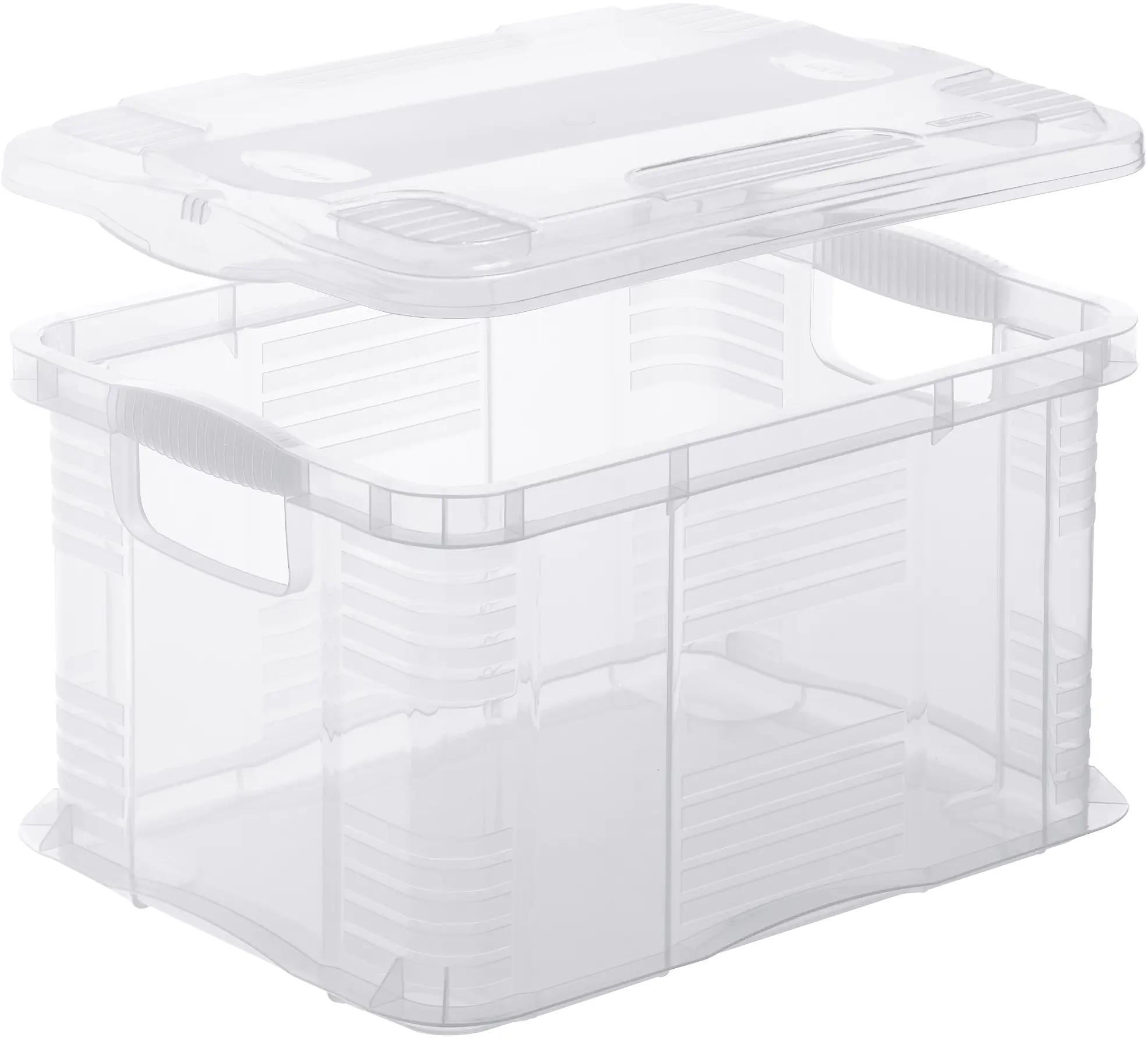 Rotho Aufbewahrungsbox Agilo A4 17,5 L transparent 39 x 29 x 21,5 cm (L x B x H)