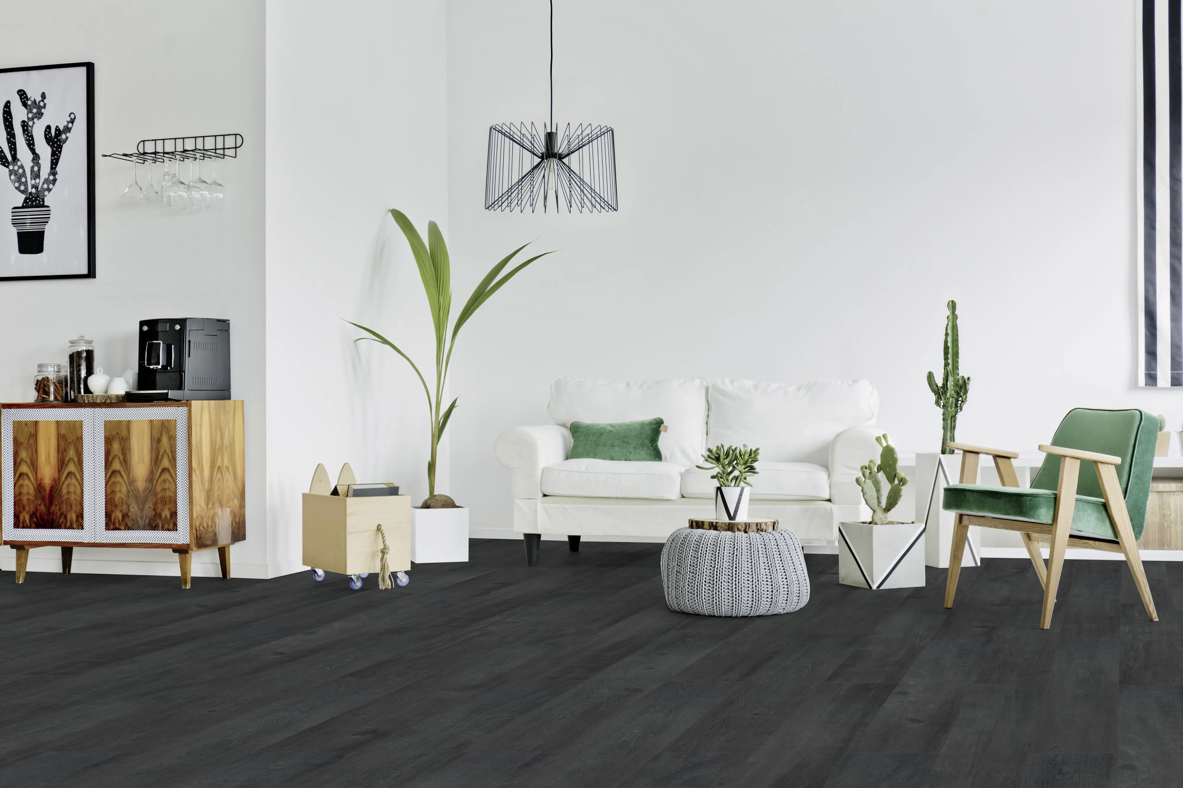 Classen Laminat Megaloc Aquaprotect 128,5 x 19,2 cm 8 mm Oak black