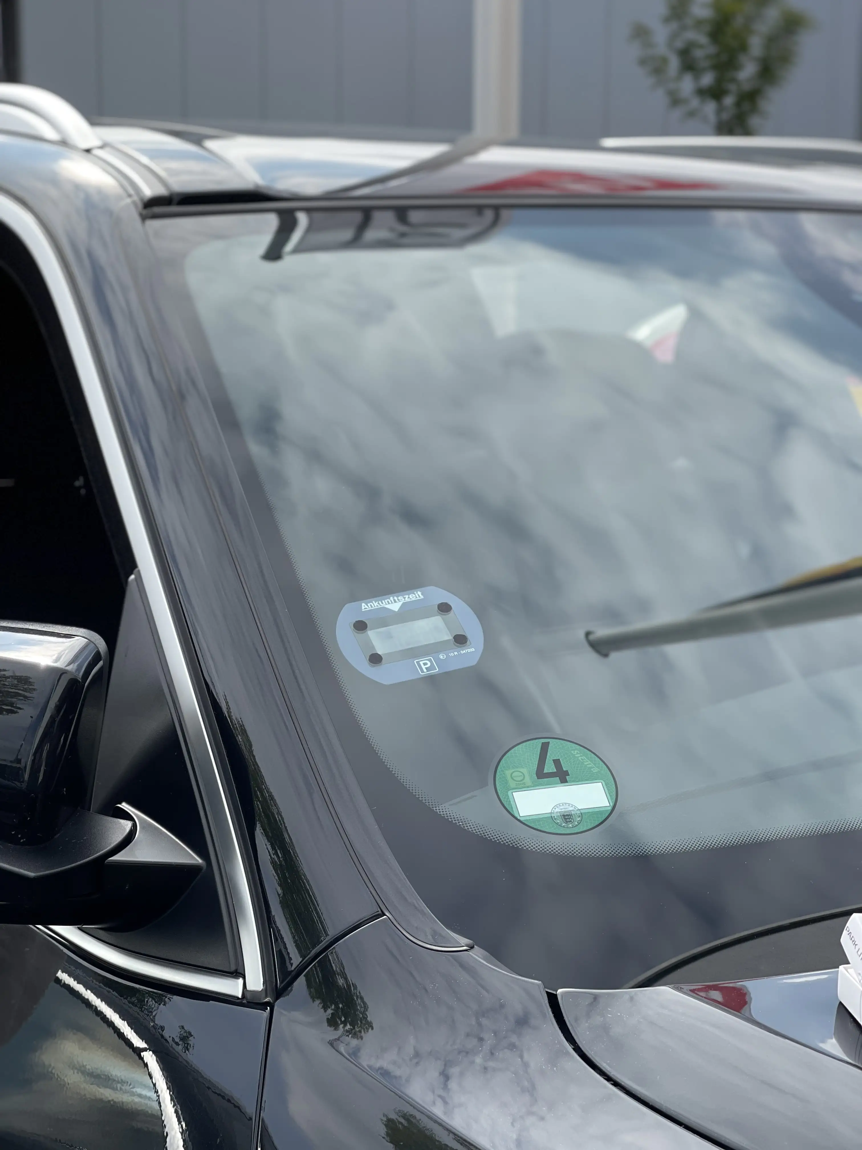 OKCars ParkLite elektronische Parkscheibe selbstklebend blau